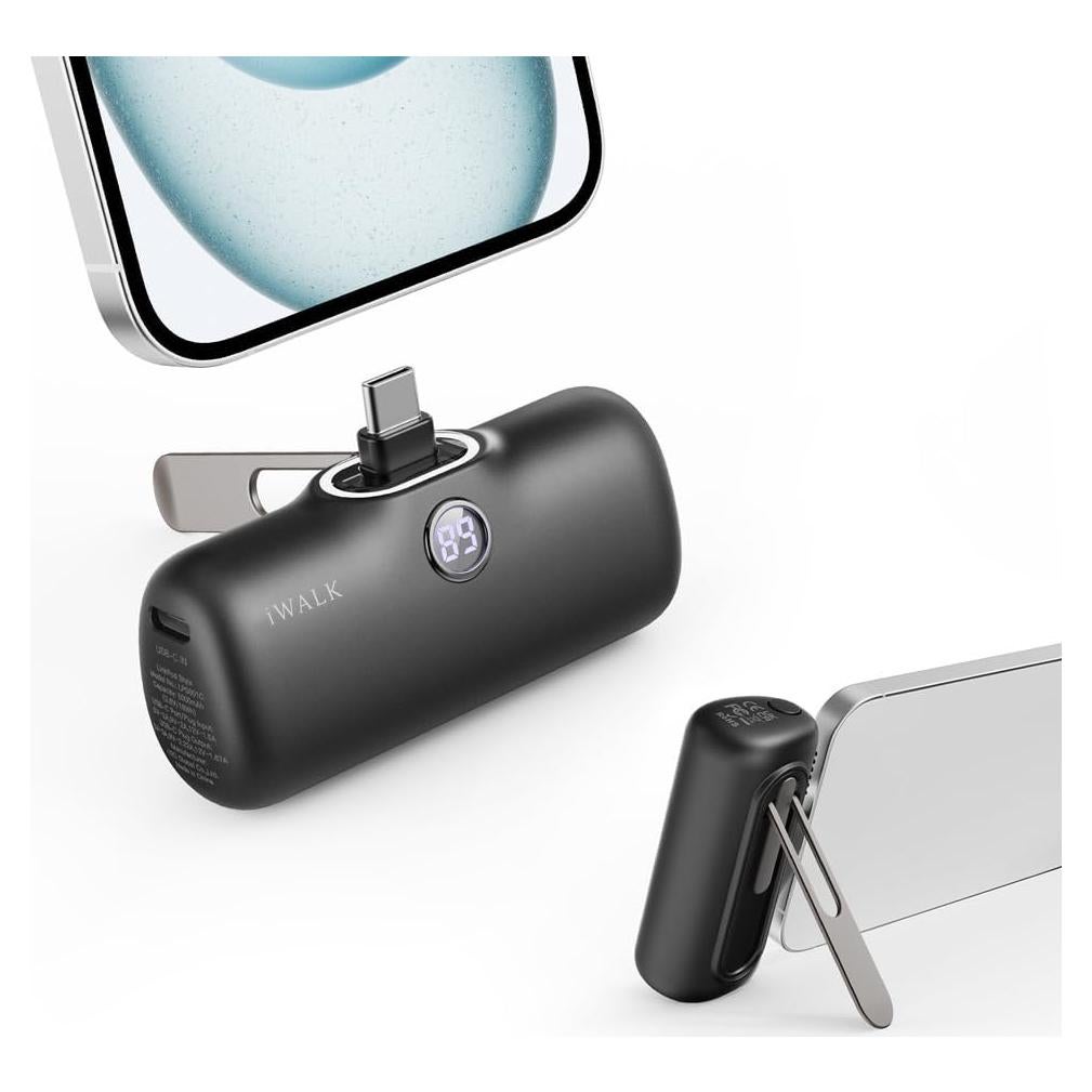 Cargador Portátil iWALK 5000mAh USB-C 20W Carga Rápida