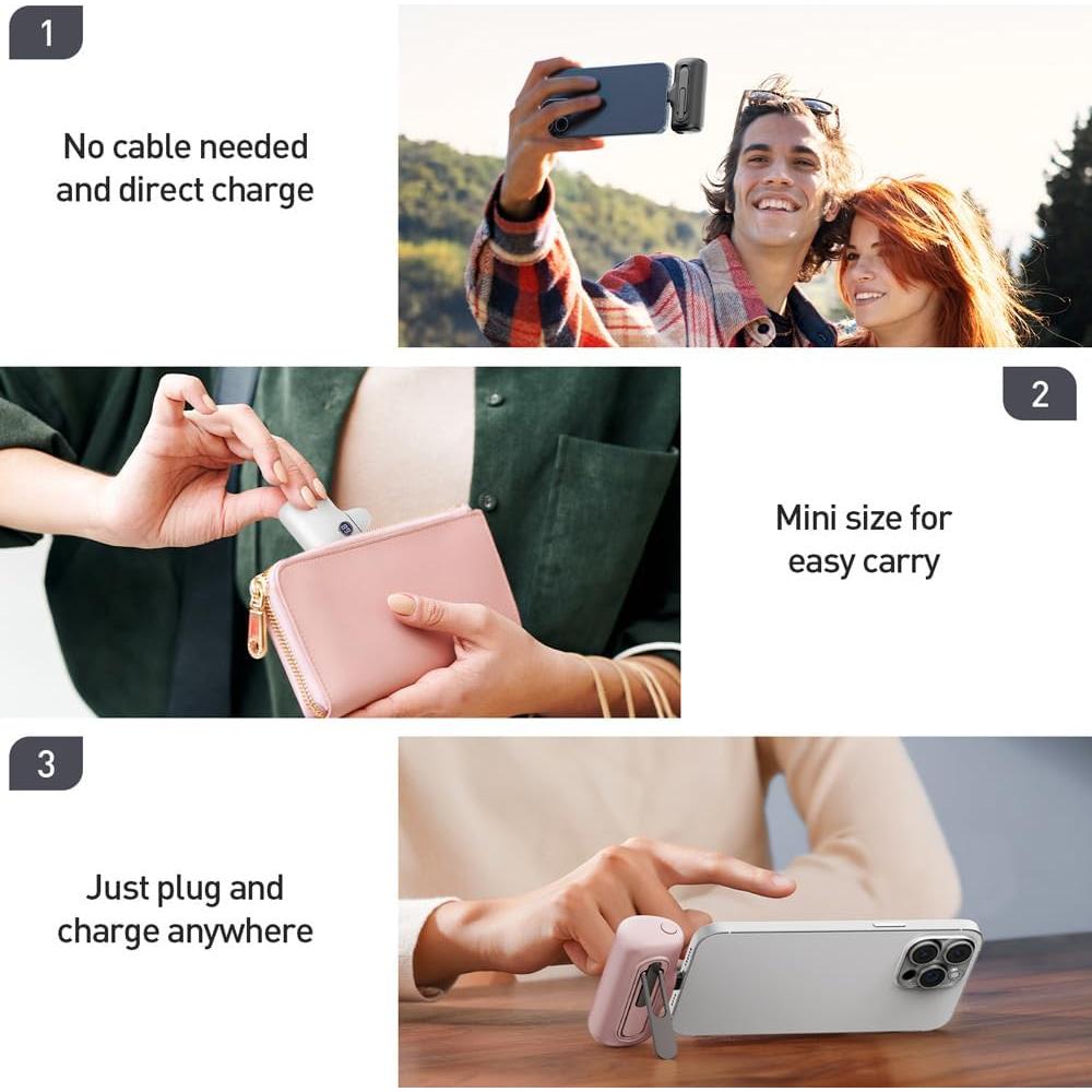 Cargador Portátil iWALK 5000mAh USB-C 20W Carga Rápida