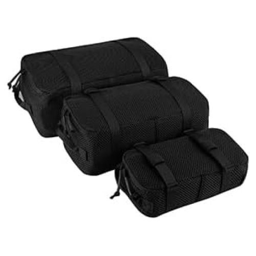 Cubos de Empaque Tácticos Petac Gear 3 Pcs Malla Resistente