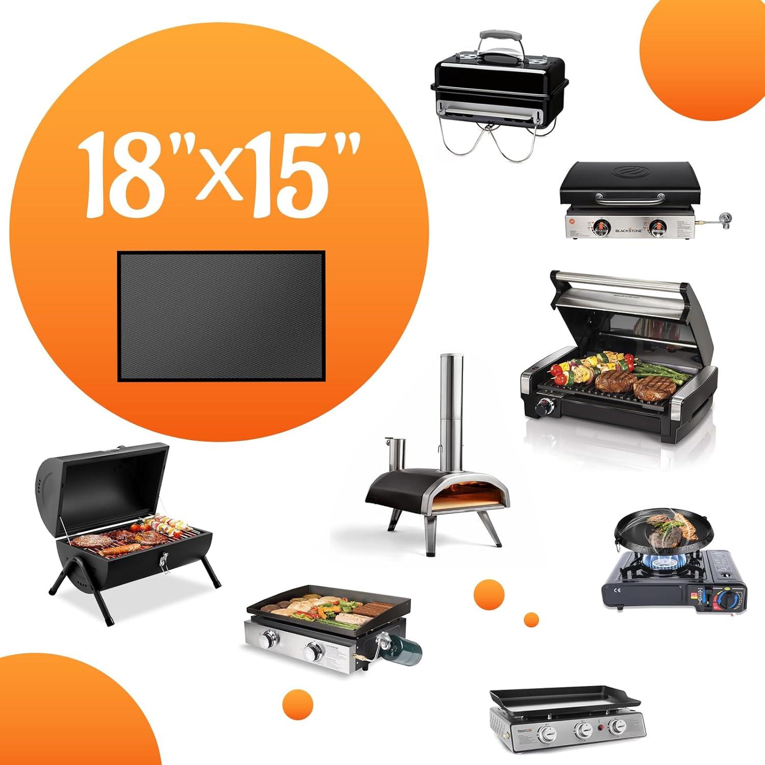 Alfombrilla para Parrilla Youlvy 45 x 38 cm Resistente al Calor