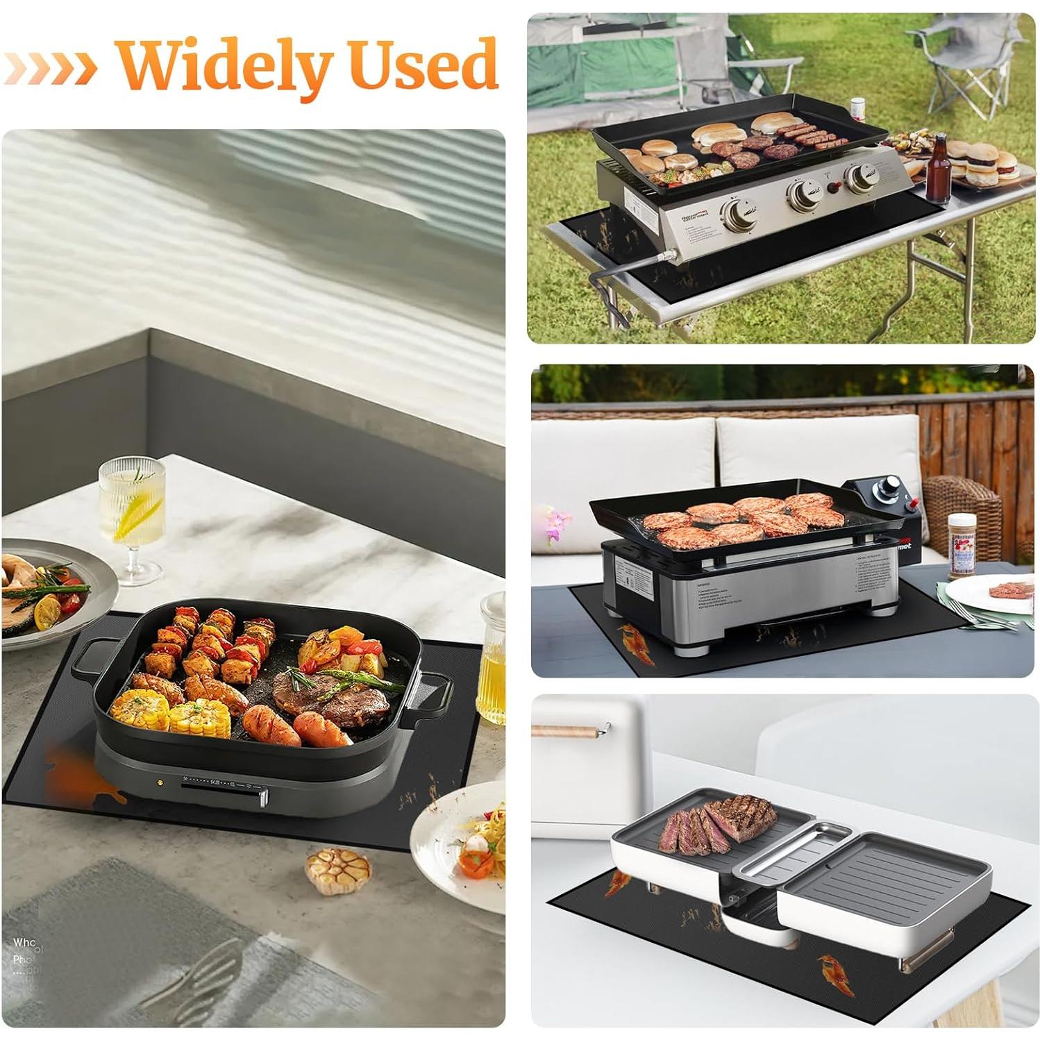 Alfombrilla para Parrilla Youlvy 45 x 38 cm Resistente al Calor