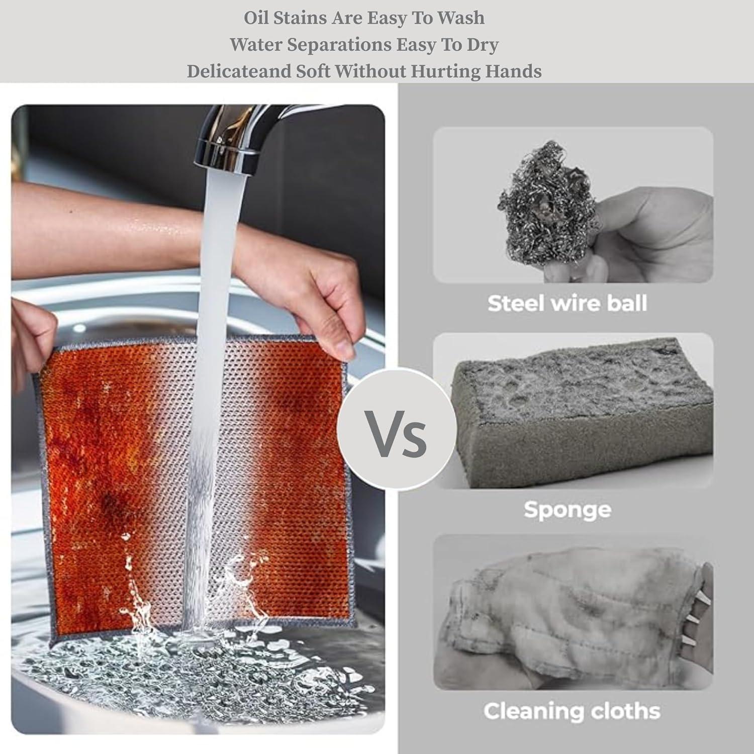 Trapos de Lavado de Platos de Alambre Mercobay 5 Pcs