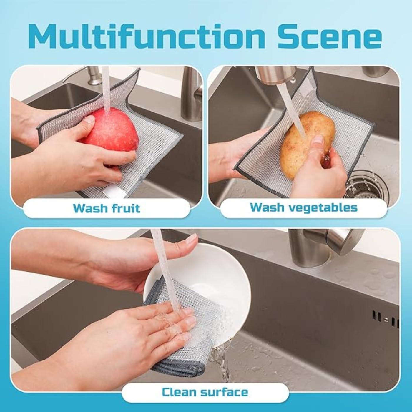 Trapos de Lavado de Platos de Alambre Mercobay 5 Pcs