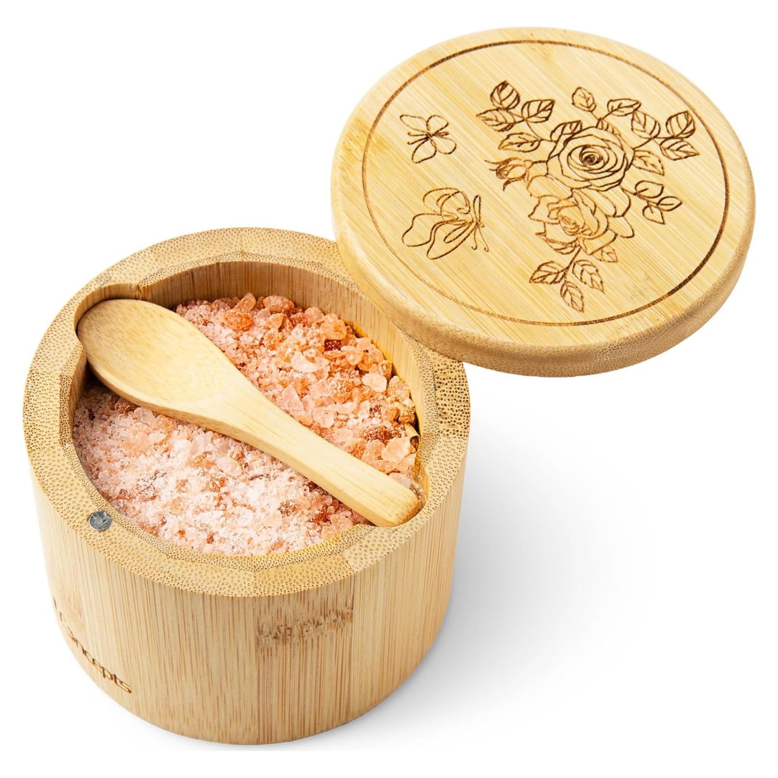 Caja de Almacenamiento de Especias ILConcepts de Bambú 230g