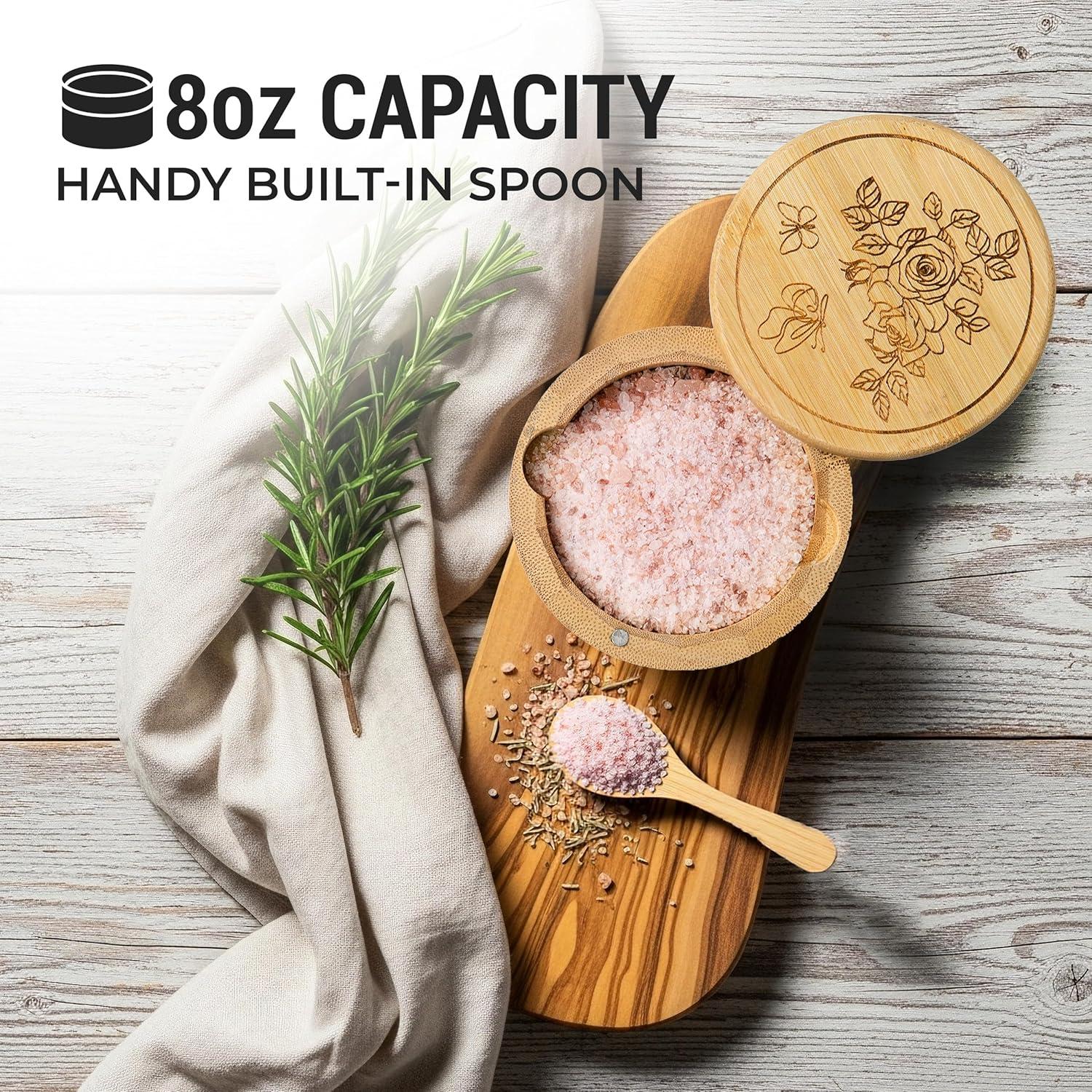 Caja de Almacenamiento de Especias ILConcepts de Bambú 230g