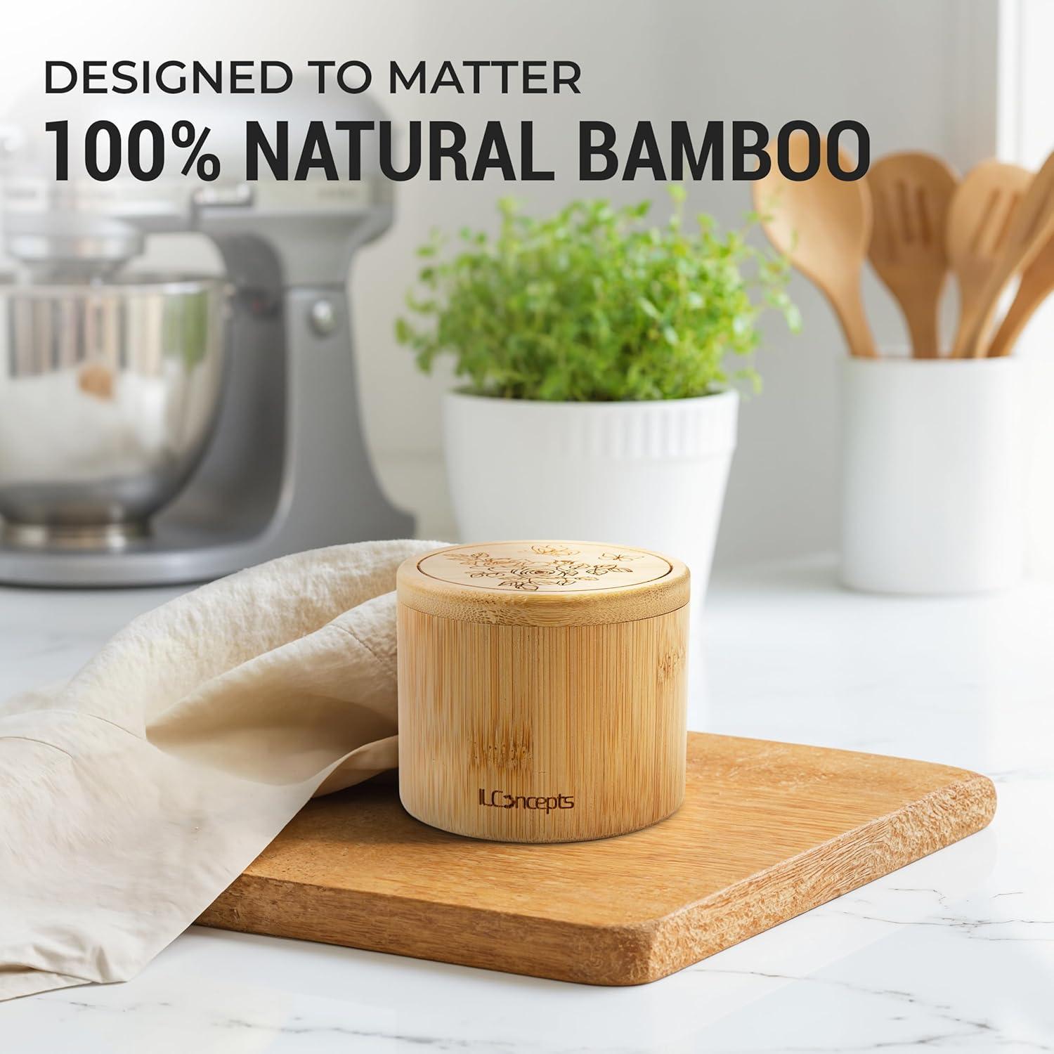 Caja de Almacenamiento de Especias ILConcepts de Bambú 230g