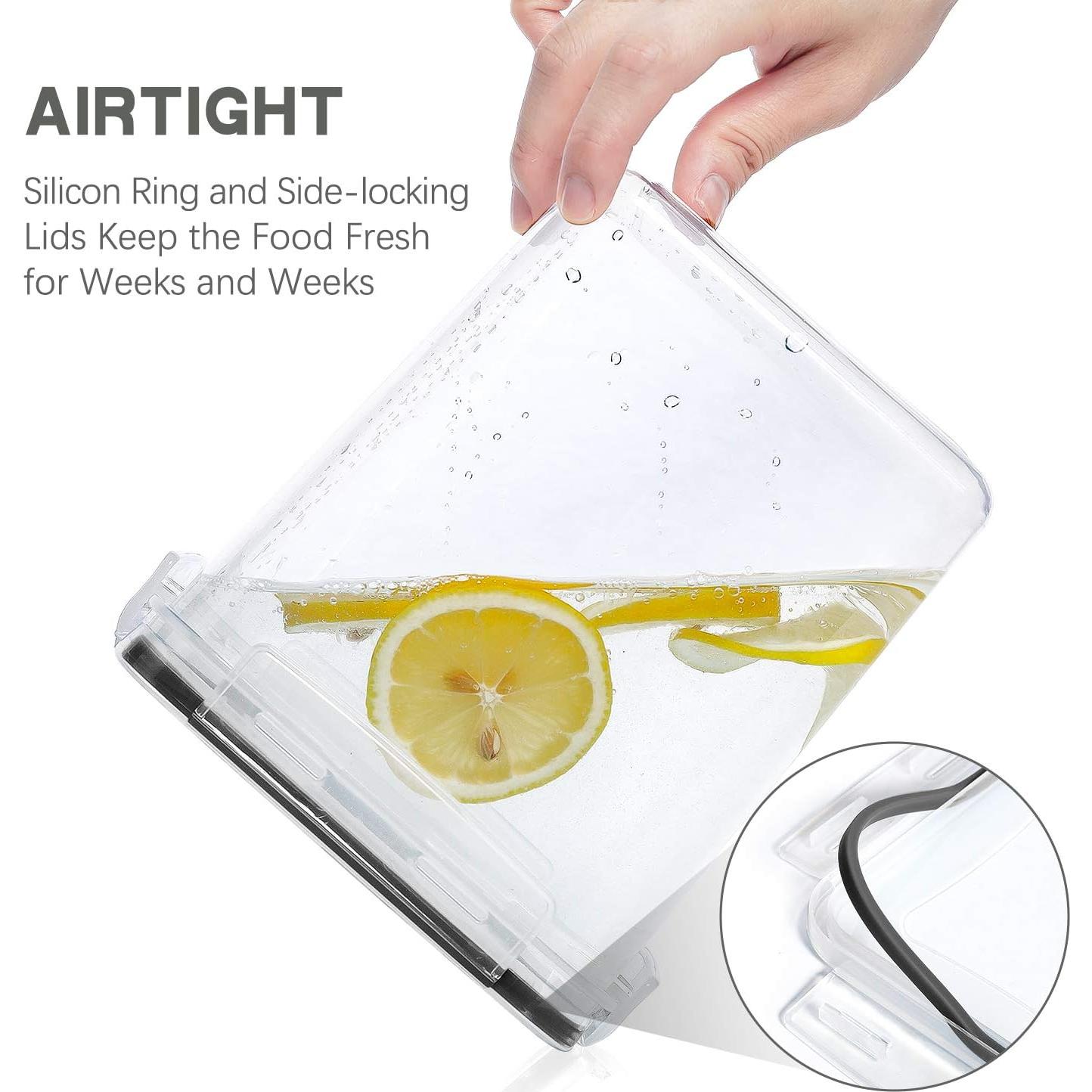 Contenedores de Almacenamiento Hermético 6.5L PANTRYSTAR - 2 Piezas