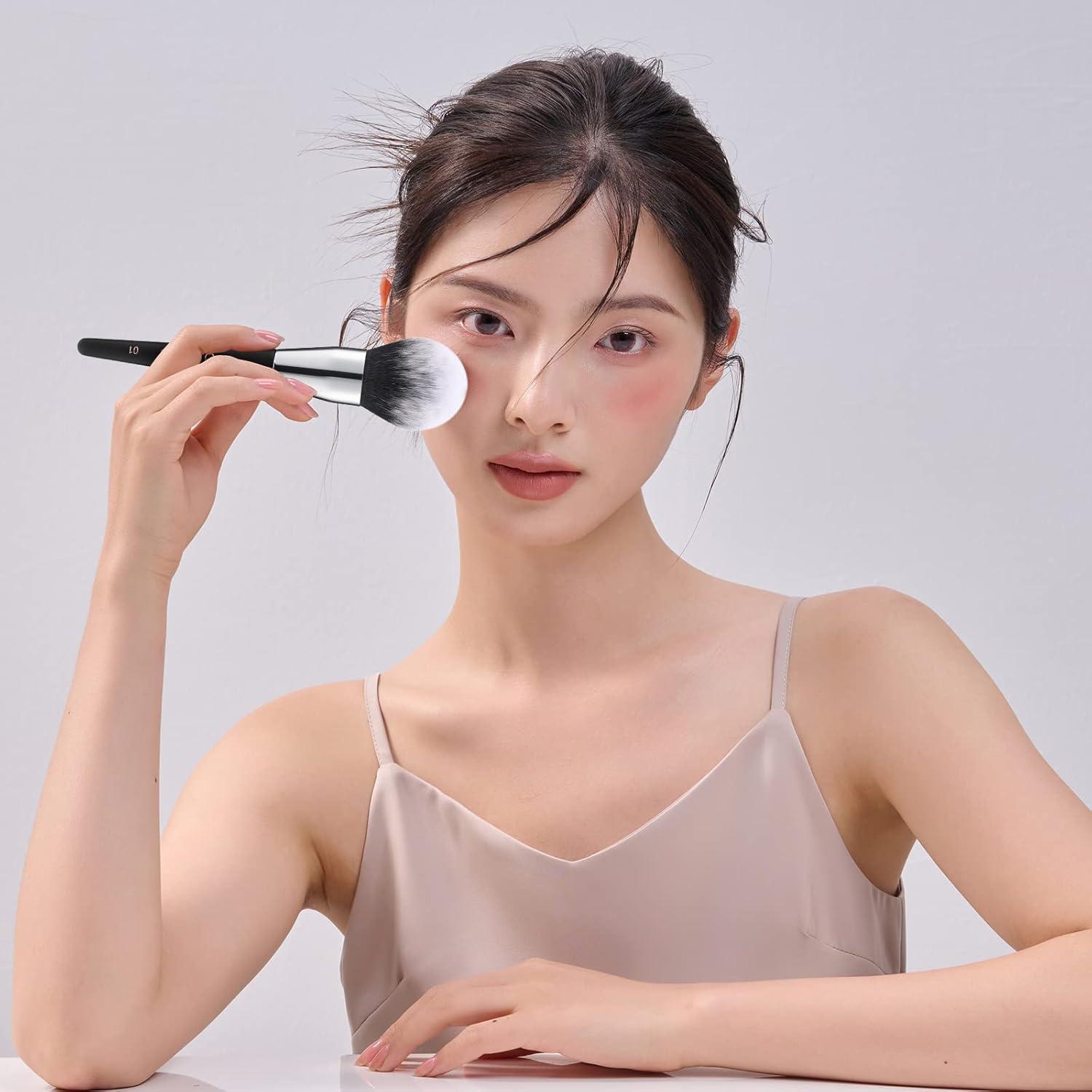 Conjunto de Brochas de Maquillaje DUcare 10 Piezas Veganas