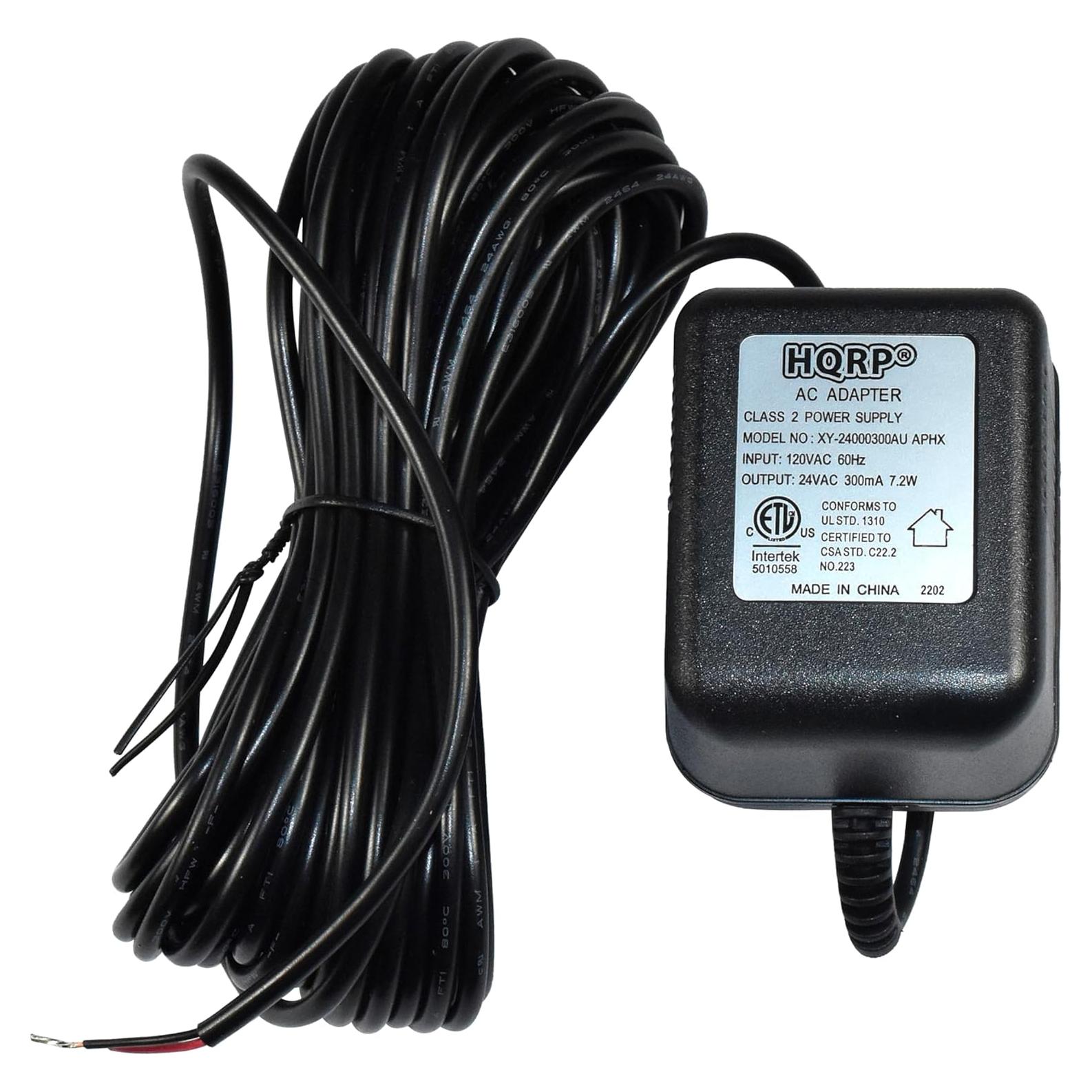 Adaptador de CA HQRP 24V para Termostatos y Timbres WiFi