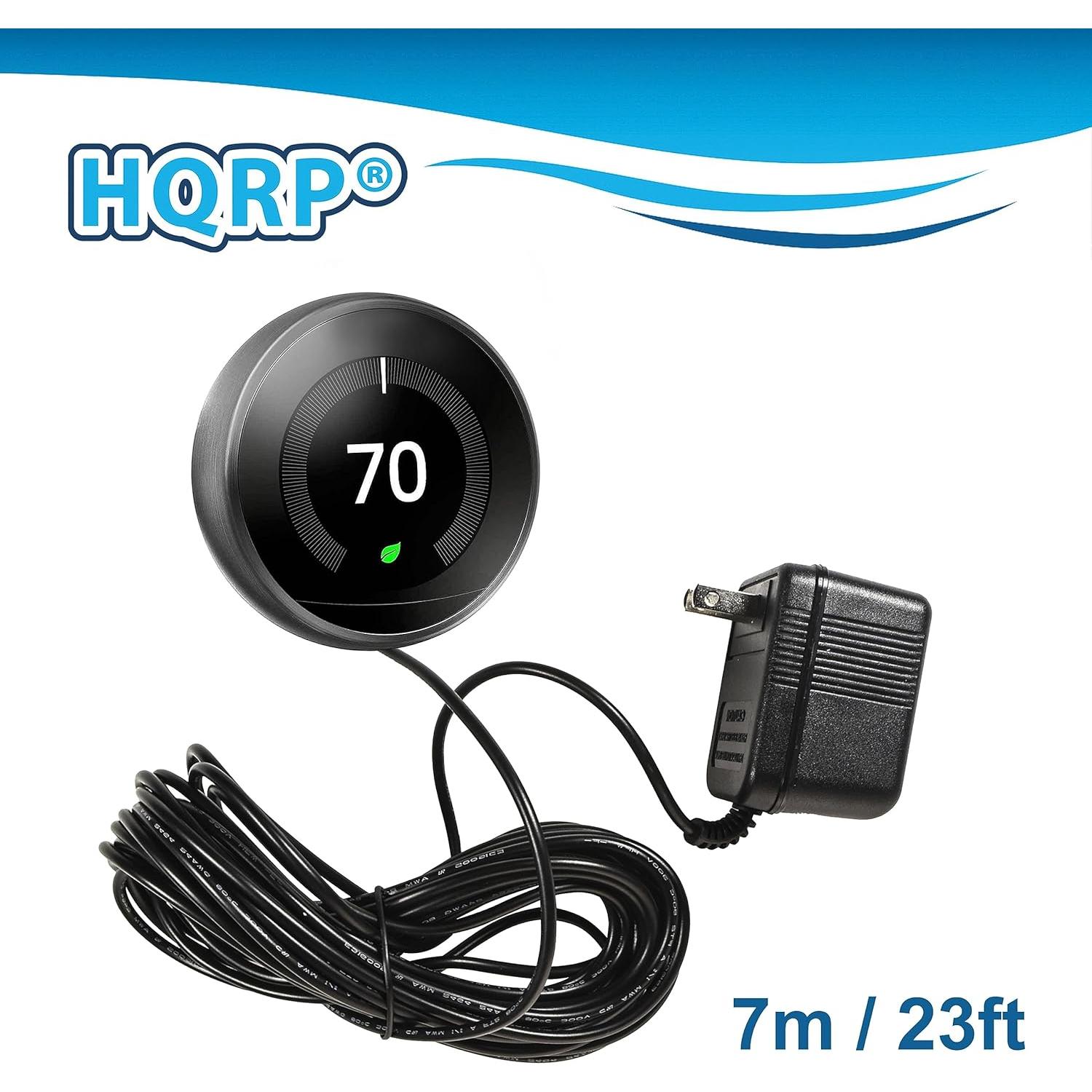 Adaptador de CA HQRP 24V para Termostatos y Timbres WiFi