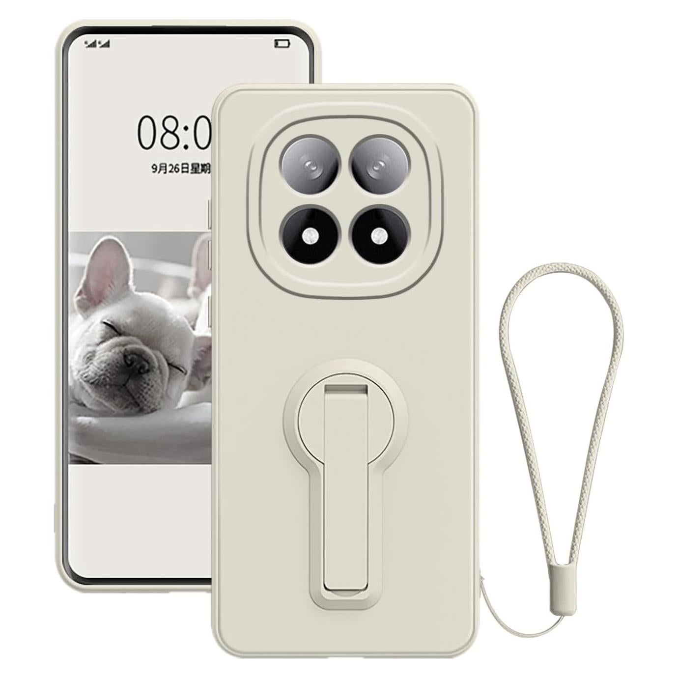 Funda de Silicona para Xiaomi Redmi Note 14 Pro 5G Beige