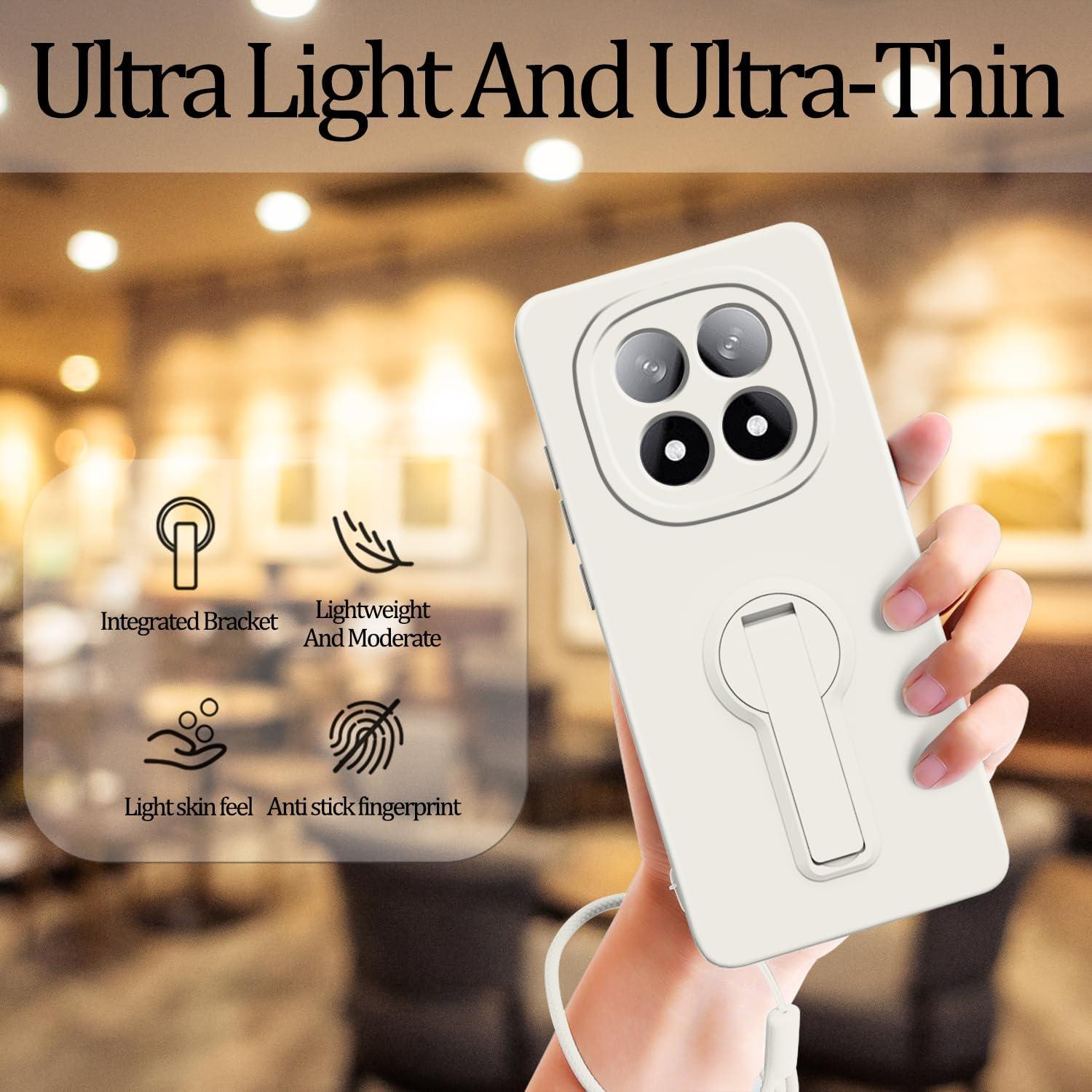 Funda de Silicona para Xiaomi Redmi Note 14 Pro 5G Beige