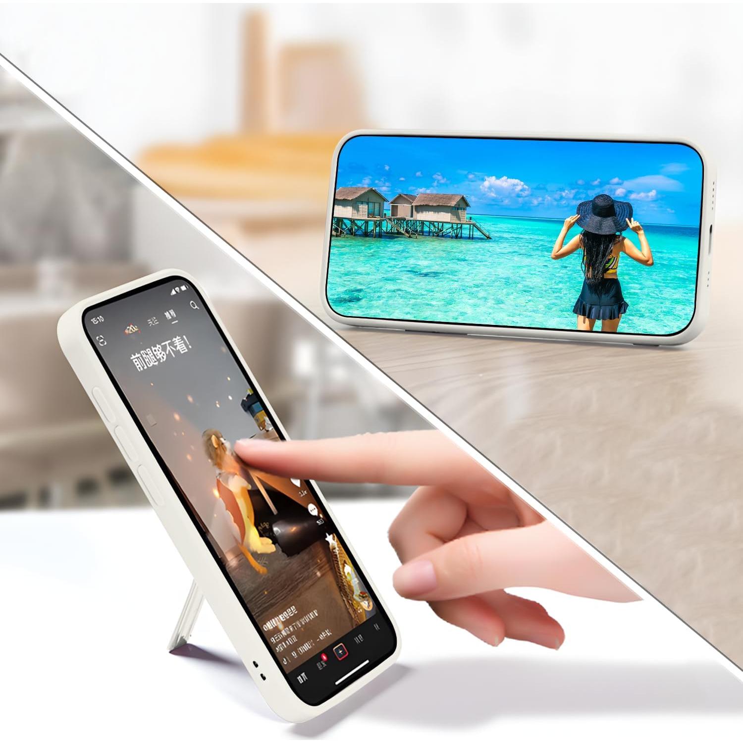 Funda de Silicona para Xiaomi Redmi Note 14 Pro 5G Beige