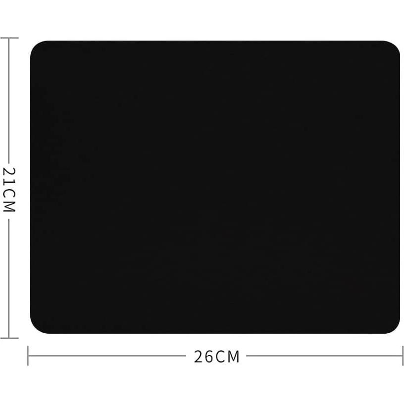 Alfombrilla de Ratón MMDW de Cuero PU Antideslizante 26x21cm