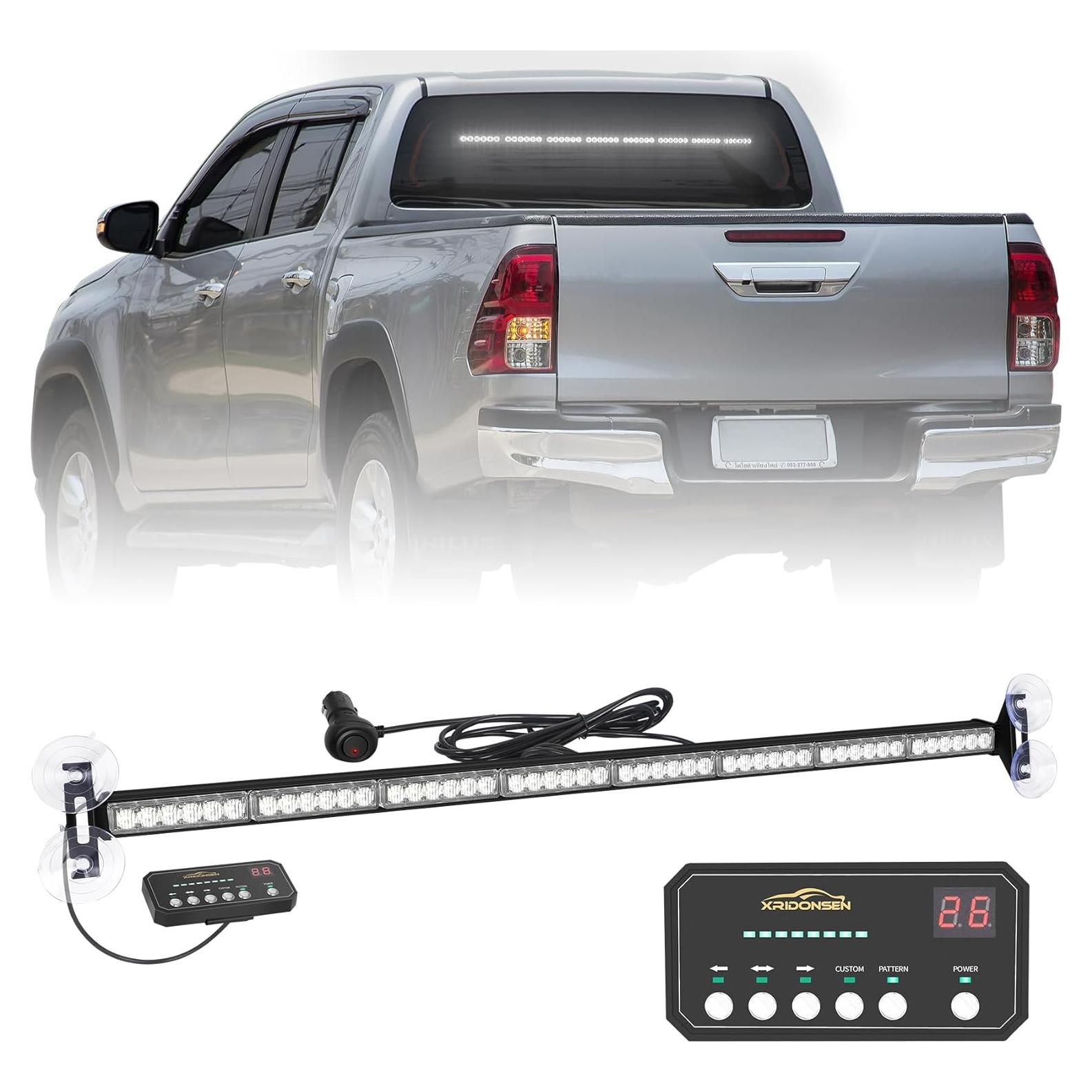 Barra de Luz de Advertencia LED XRIDONSEN 88.9 cm 48 LED