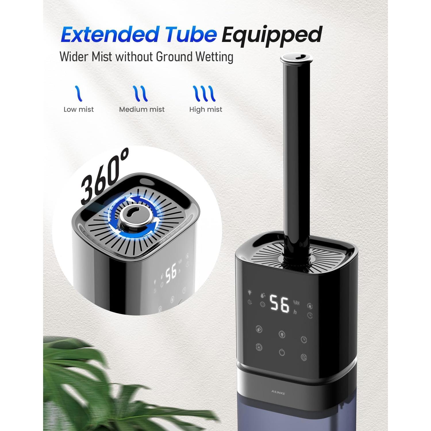 Humidificador Inteligente AILINKE 8L Control App y Voz