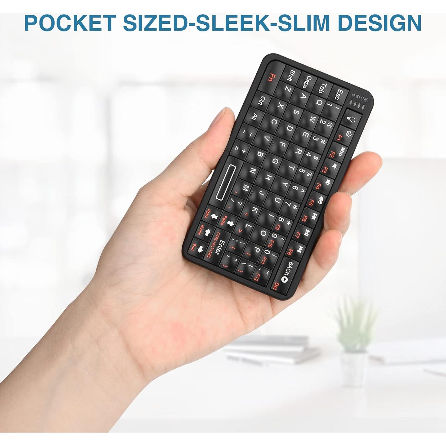 Teclado Bluetooth Inalámbrico Rii 518BT Mini Recargable