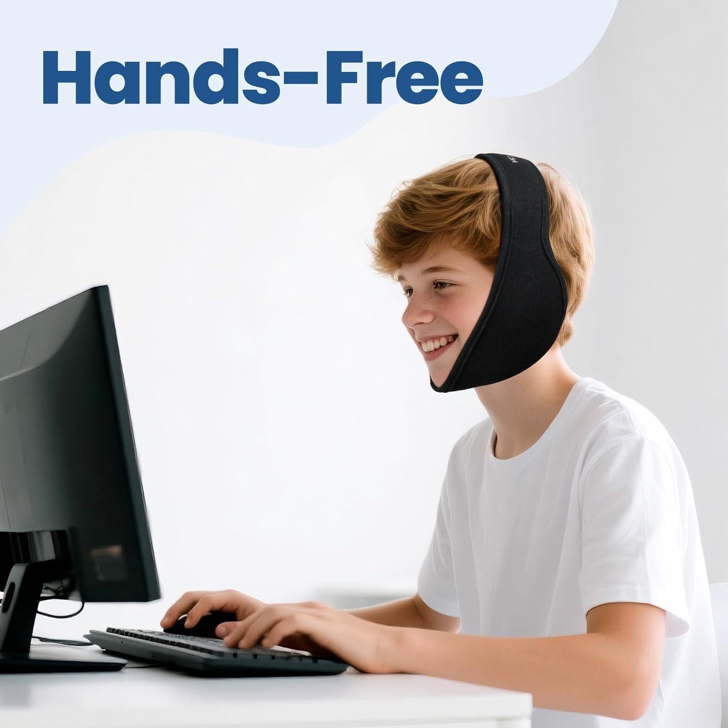 Faja de Hielo LotFancy para Alivio de Dolor Facial y TMJ