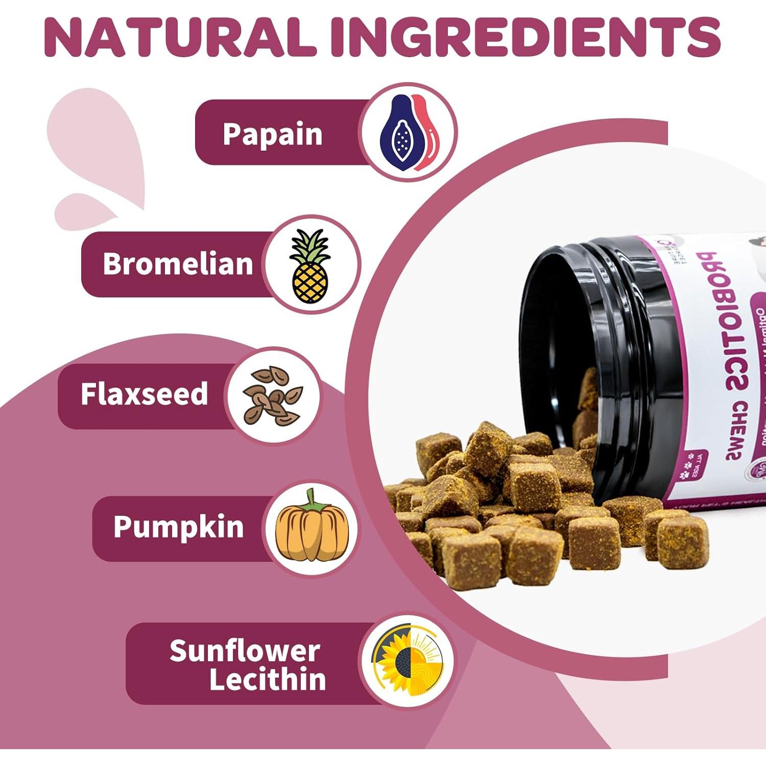 Probioticos para Perros NATURE TARGET 120 Masticables Pollo