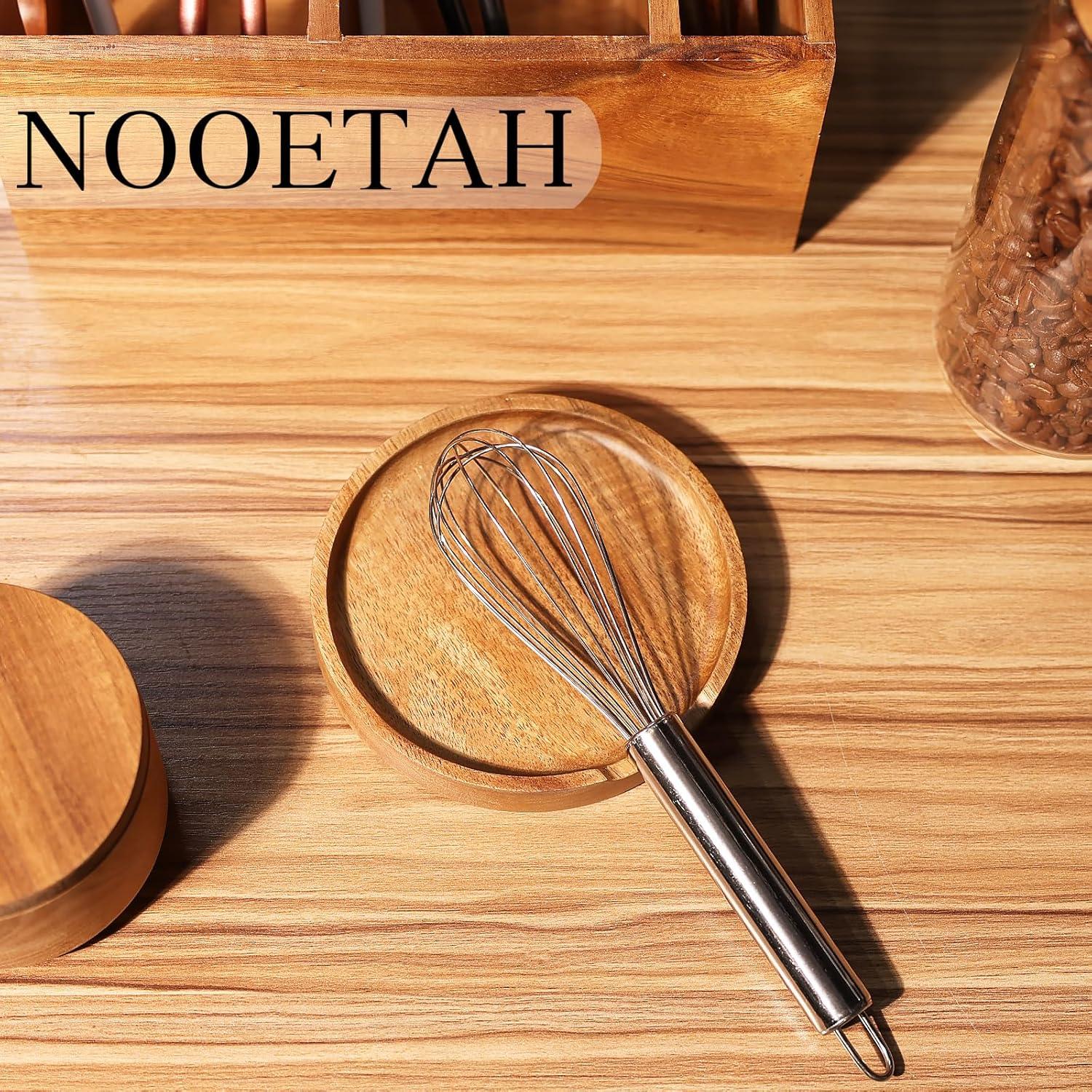 Soporte para Cuchara de Madera de Acacia NOOETAH 13 cm Redondo
