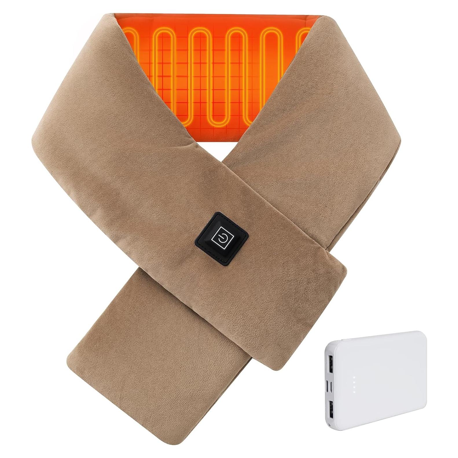 Bufanda Calentada Inalámbrica QOTOLY con Batería 5000mAh