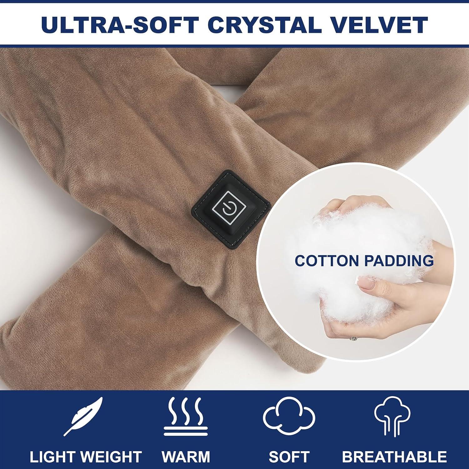 Bufanda Calentada Inalámbrica QOTOLY con Batería 5000mAh