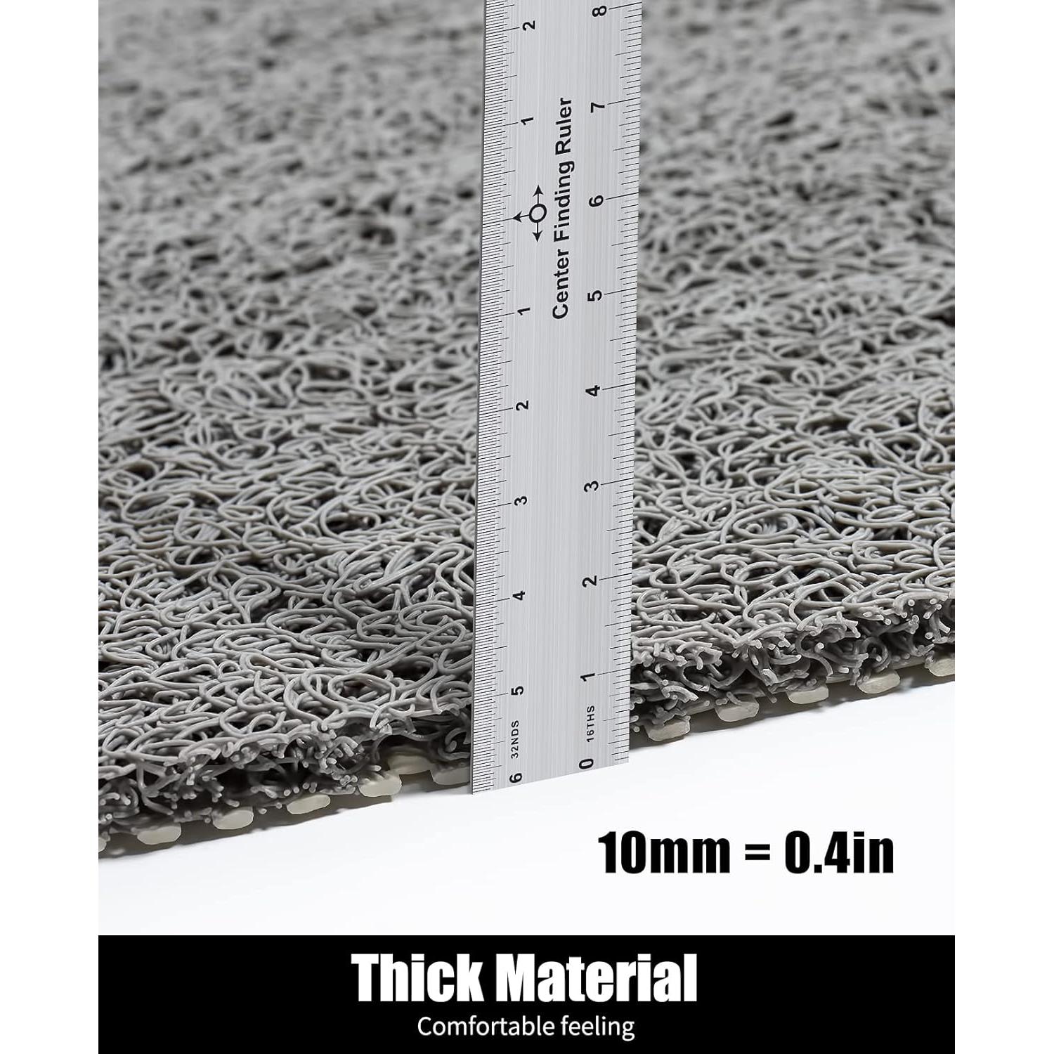 Tapete de Ducha Antideslizante OTHWAY 61x41 cm PVC Gris