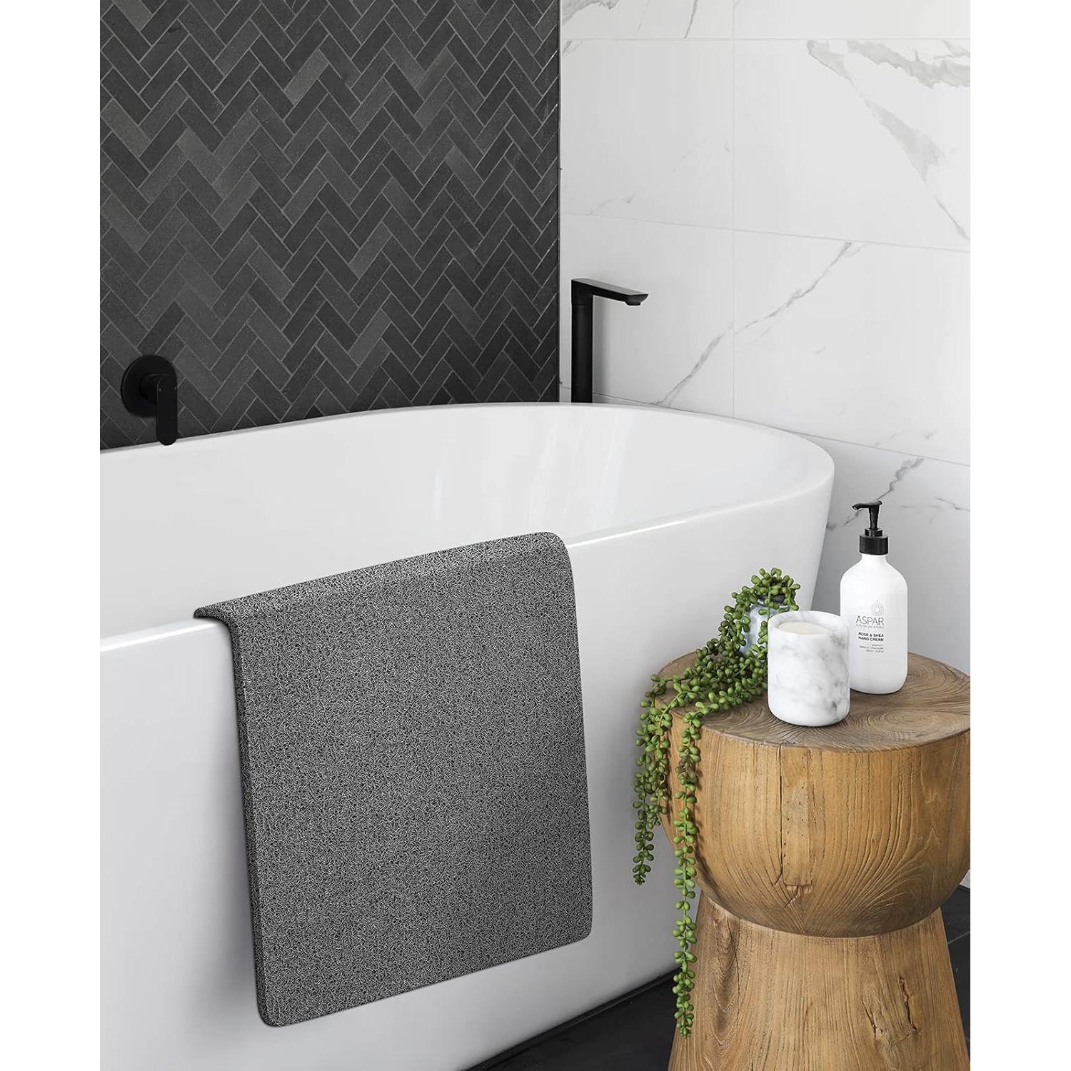 Tapete de Ducha Antideslizante OTHWAY 61x41 cm PVC Gris