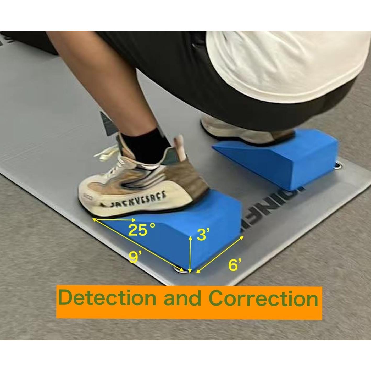 Bloques de Cuclillas Antideslizantes SEASUM YOGA - 24.13x15.24 cm