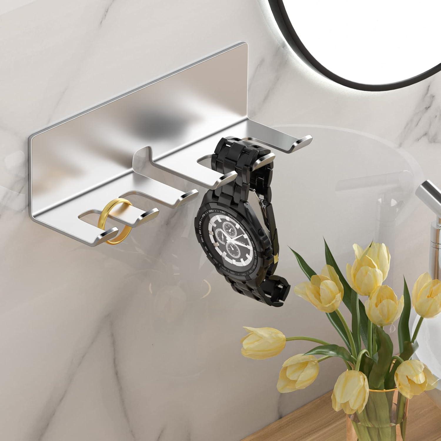 Soporte para Cepillos de Dientes YAYINLI Acero Inoxidable 5 Ranuras