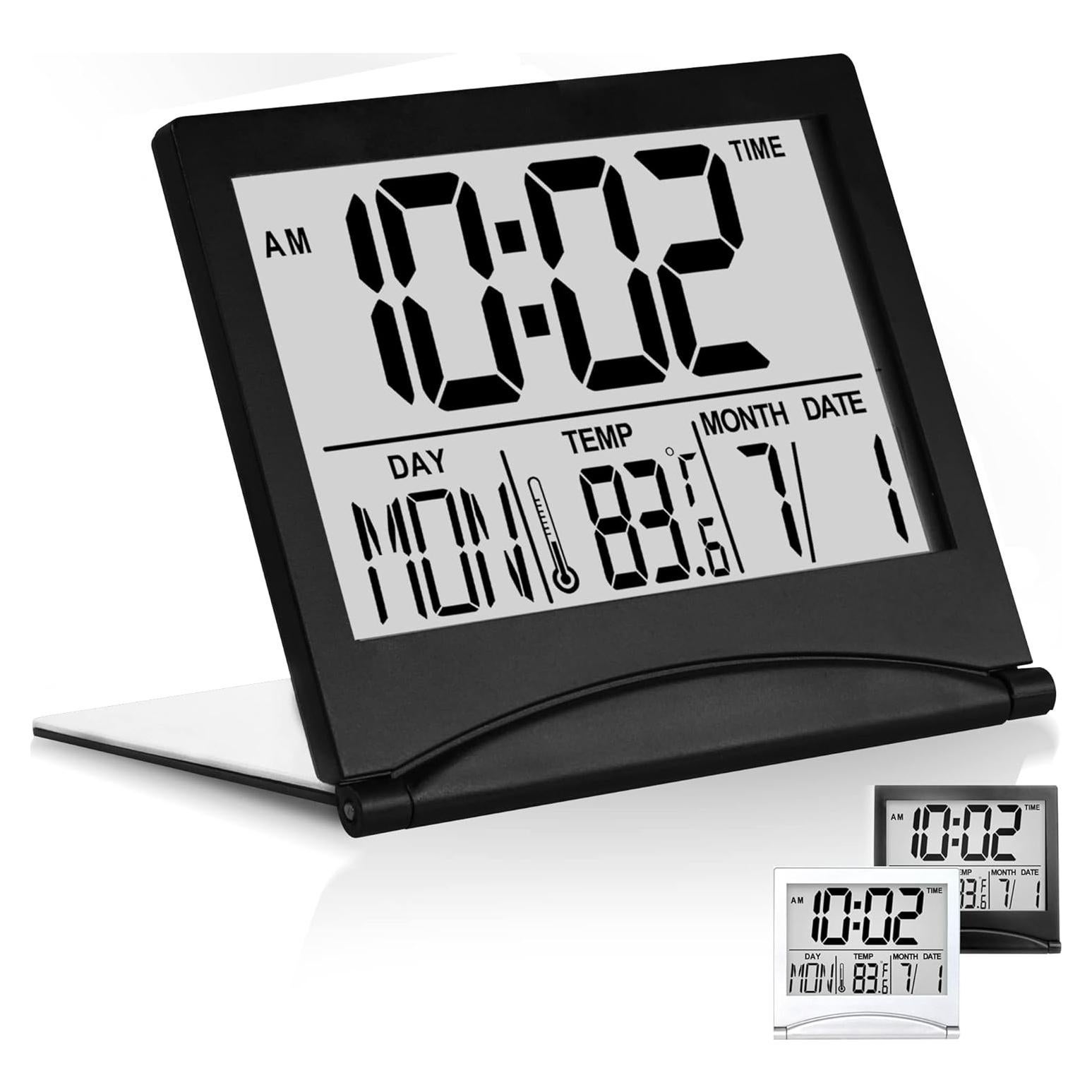 Reloj Despertador Digital Betus B.Clock.Fold - Plegable, Temperatura y Snooze