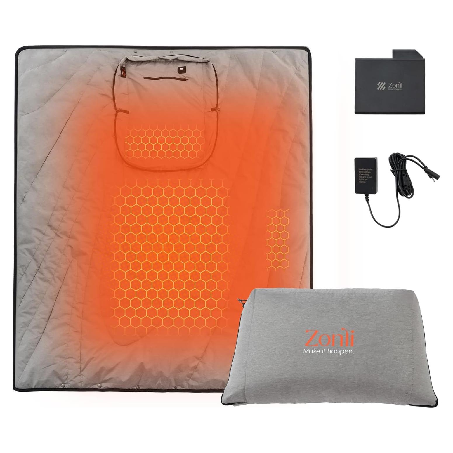 Manta Calentada Zonli Z-Walk Gris Oscuro 127x160 cm