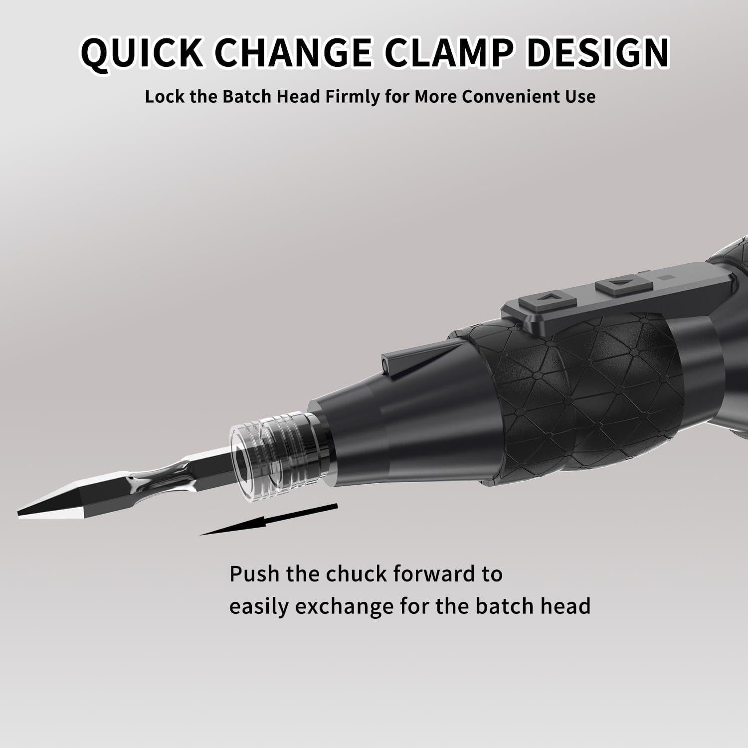 Destornillador Eléctrico Inalámbrico Hillyfe 2500mAh con Luz LED