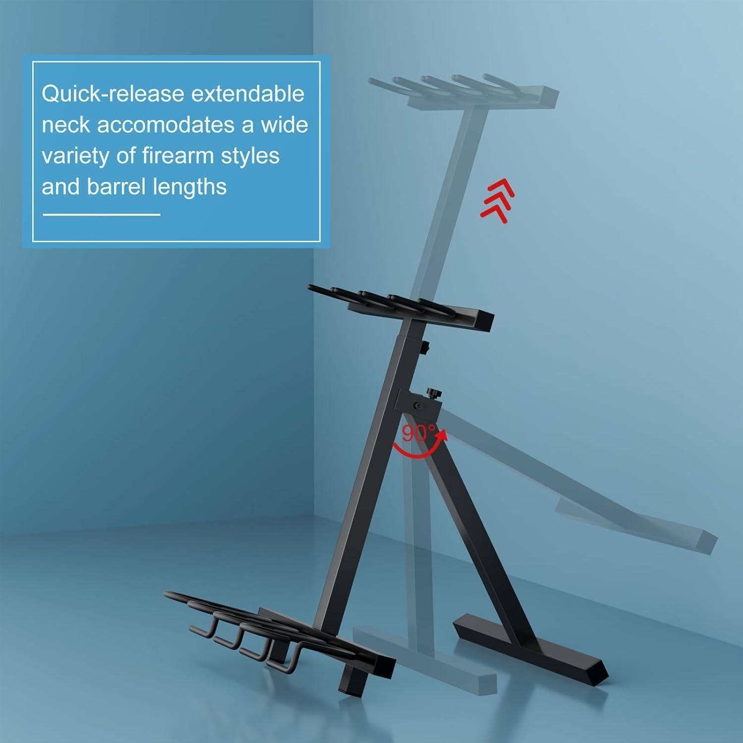 Soporte para Armas Nonkky SSQJ-001 Plegable 4 Ranuras