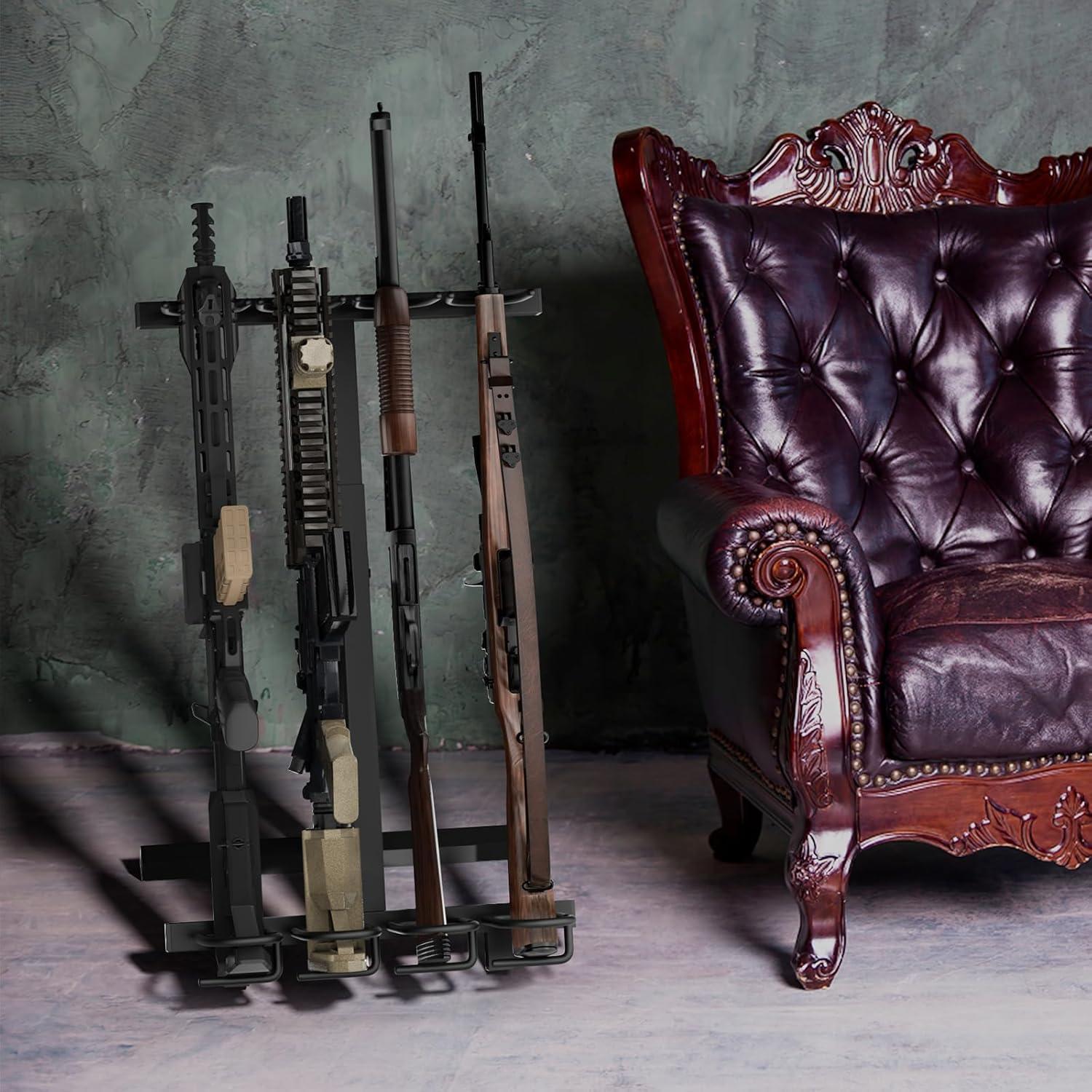 Soporte para Armas Nonkky SSQJ-001 Plegable 4 Ranuras