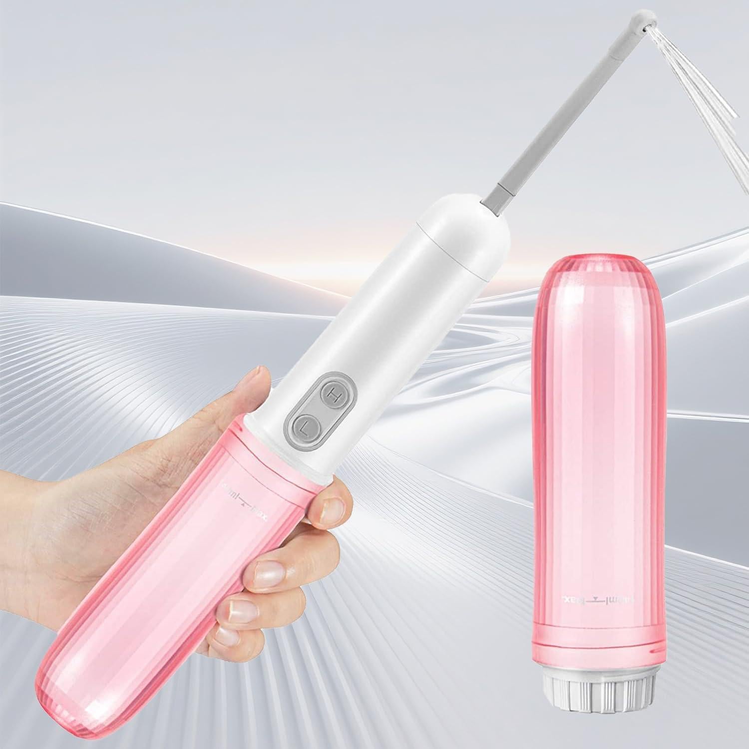 Bidet Portátil Eléctrico GUIFA - Pulverizador de Mano Rosa