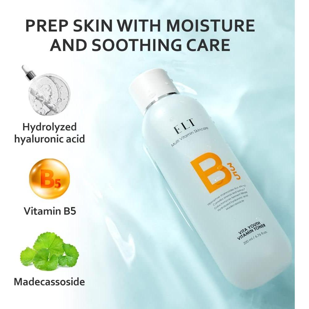 Tónico Vitamínico de Té Verde ELT 200ml - Hidratante y Antioxidante