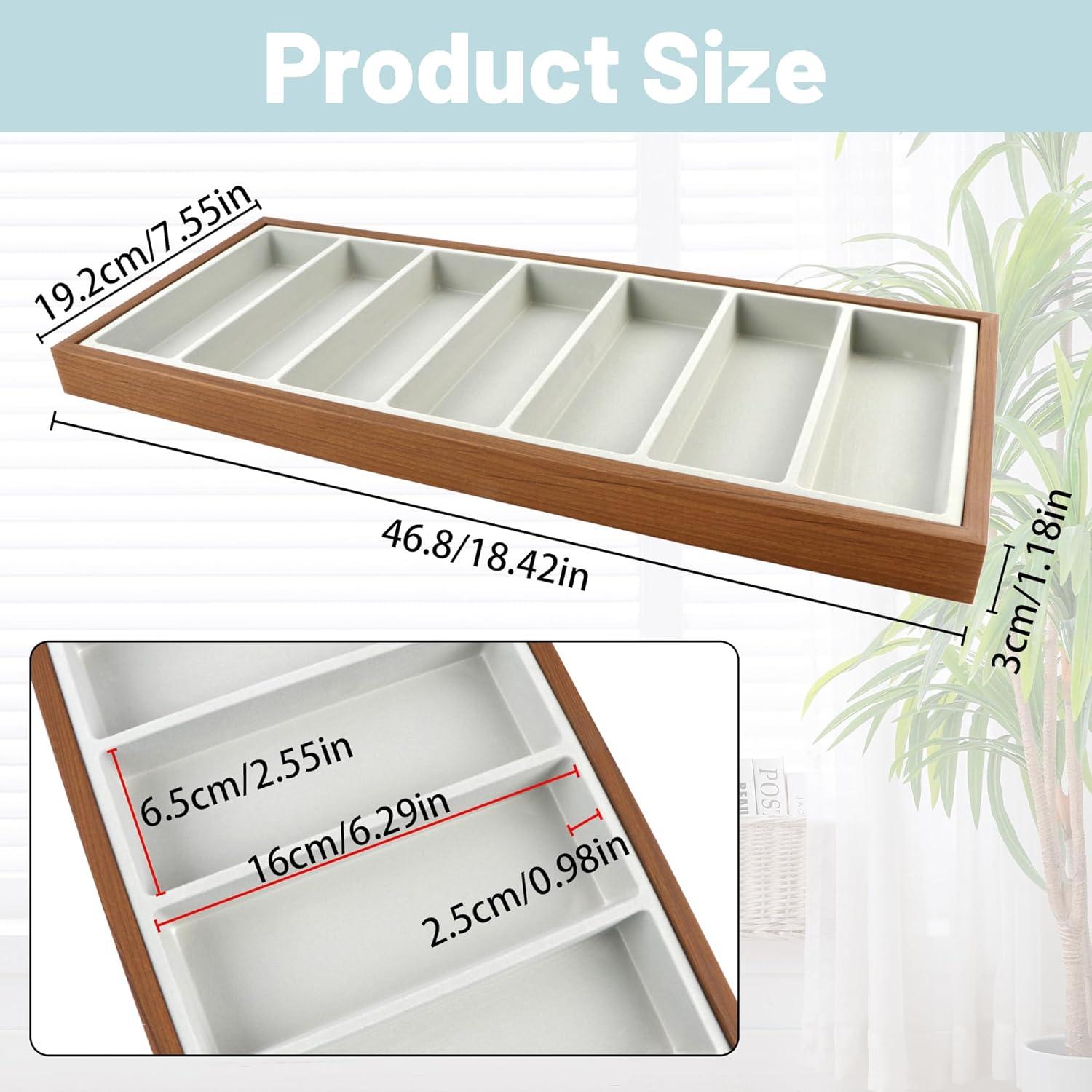 Organizador de Gafas de Madera Homeanda con 7 Compartimentos