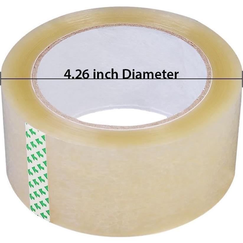 Cinta de Empaque Transparente PARTYSAVING 18 Rollos 54.86m