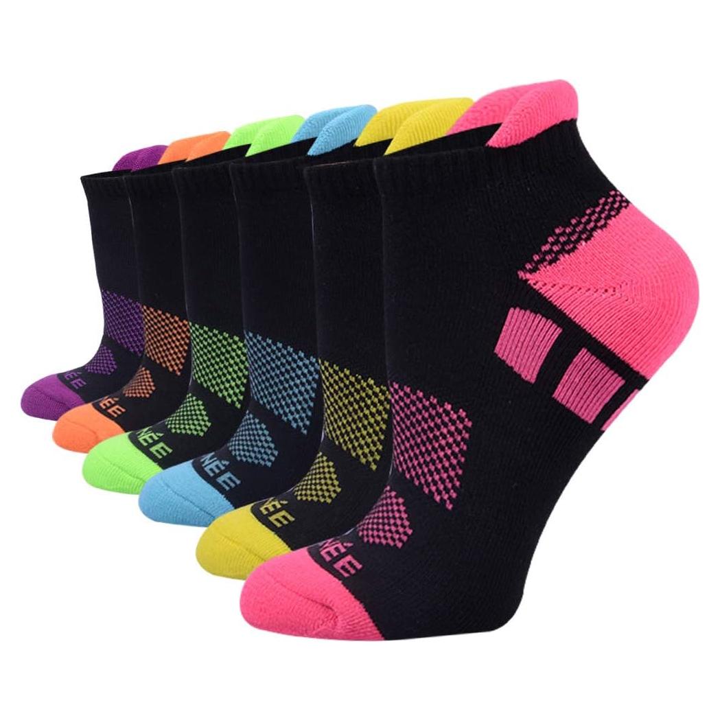 Calcetines Deportivos JOYNÉE 6 Pares para Mujeres Tobillo