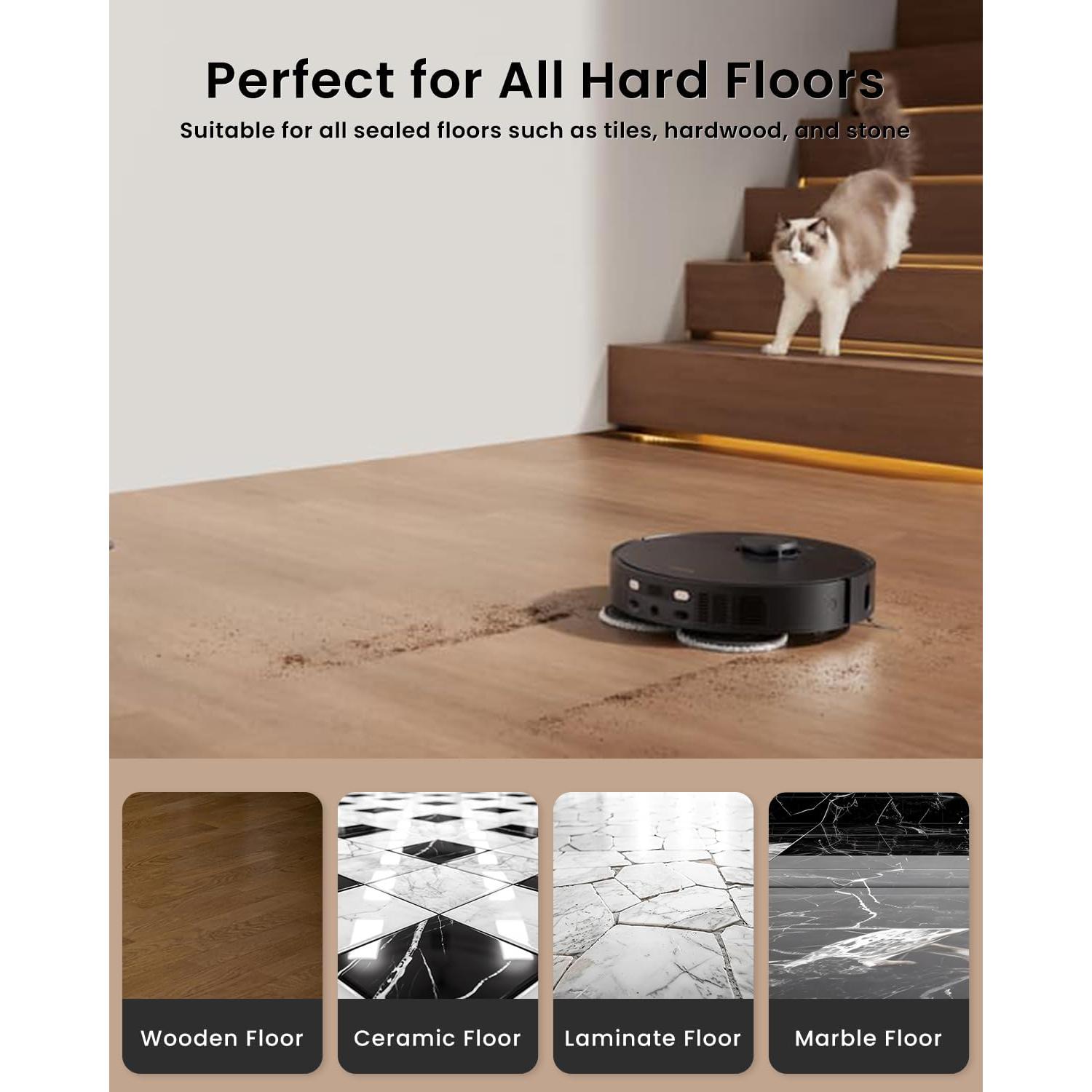 12 Paños de Microfibra Rrochio para Aspiradoras Qrevo