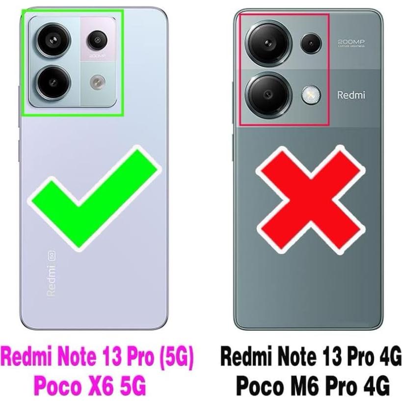 Funda Asuwish para Xiaomi Redmi Note 13 Pro 5G Negra con Cartera