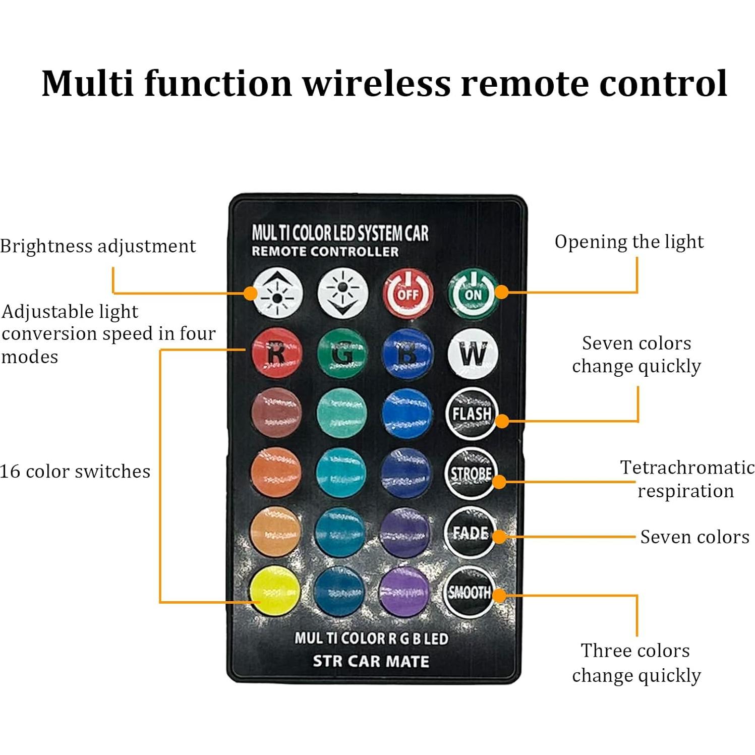 Luz de Gestos para Coche Vahinix LED Trasera 2024 PVC