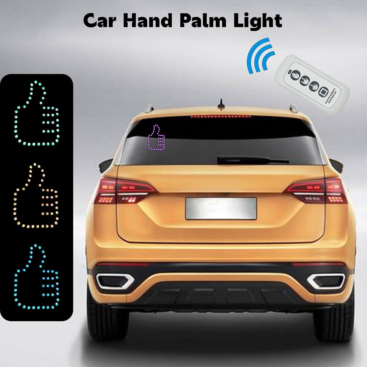 Luz de Gestos para Coche Vahinix LED Trasera 2024 PVC