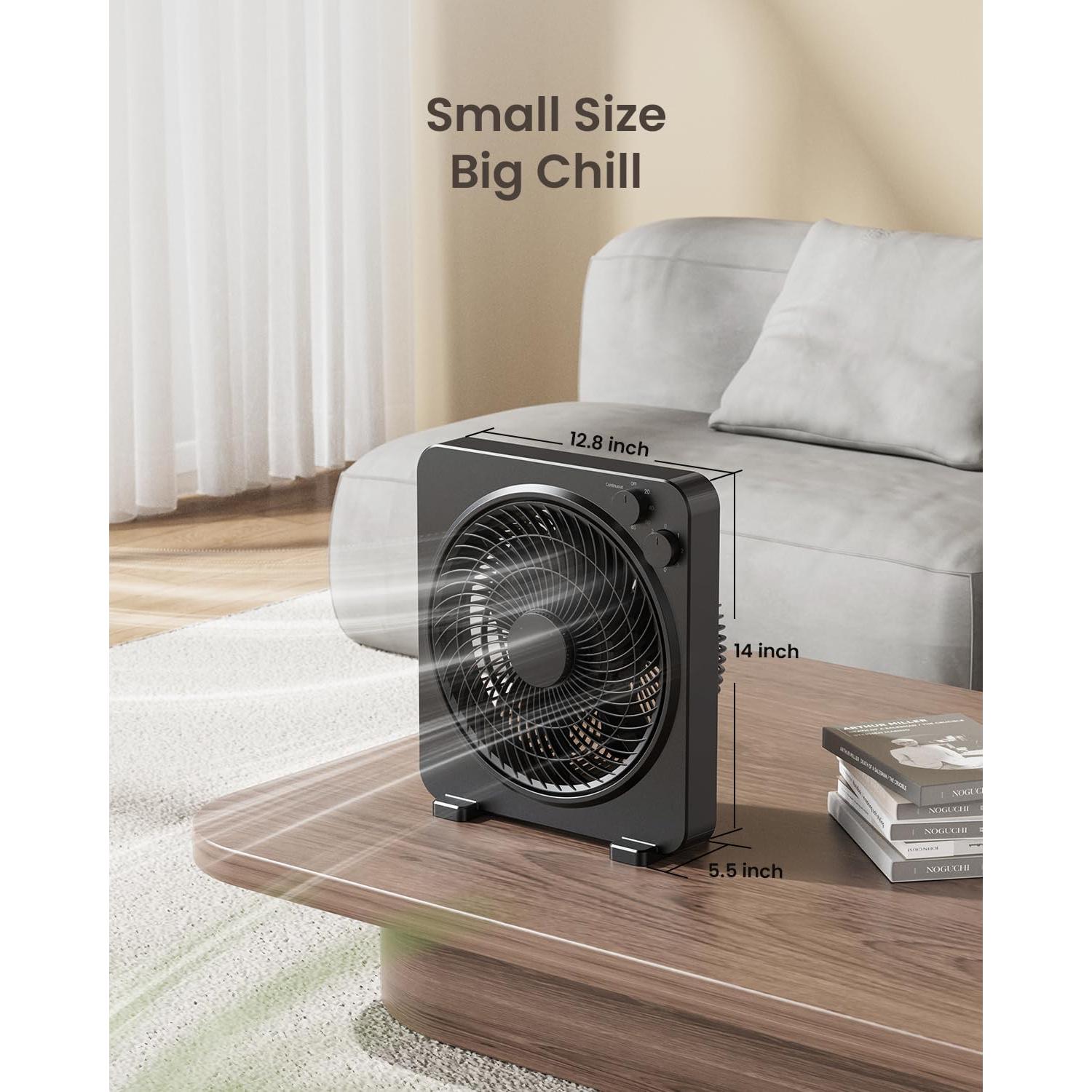 Ventilador de Mesa PNTCK FB2501T2 35.56 cm 3 Velocidades Silencioso