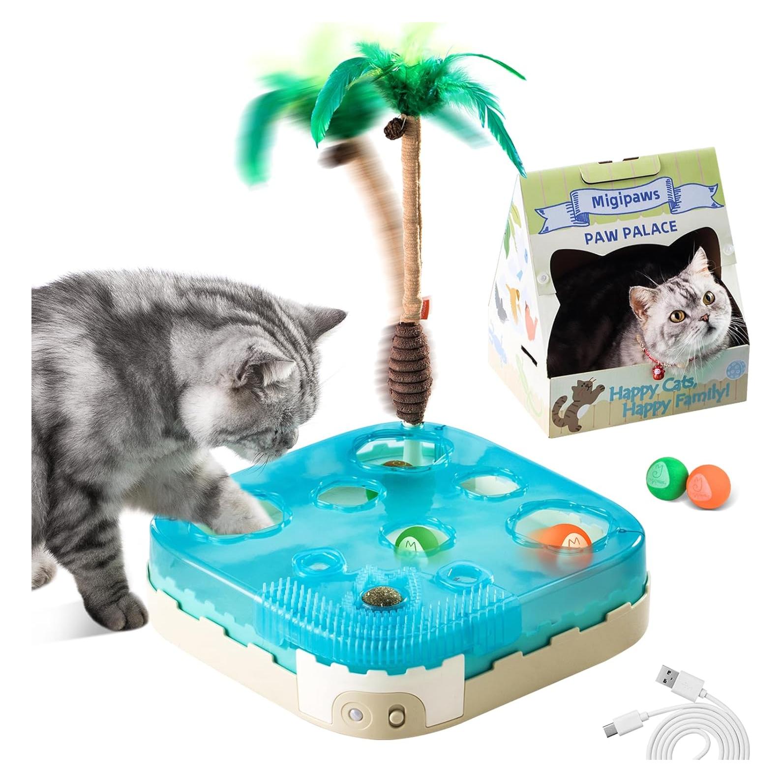 Juguete Interactivo para Gatos Migipaws 7 en 1 con Casa