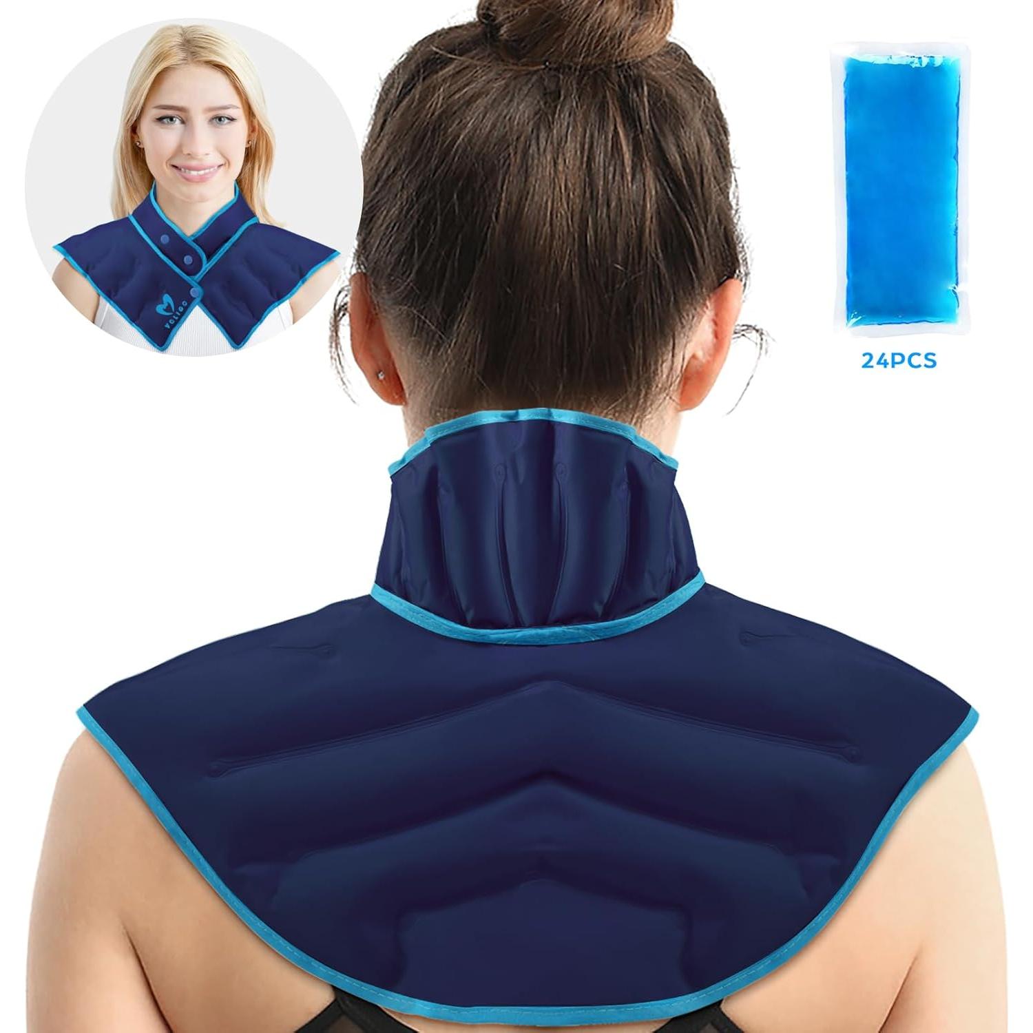 Funda Calentadora para Cuello y Hombros Voligo, Alivio Dolor