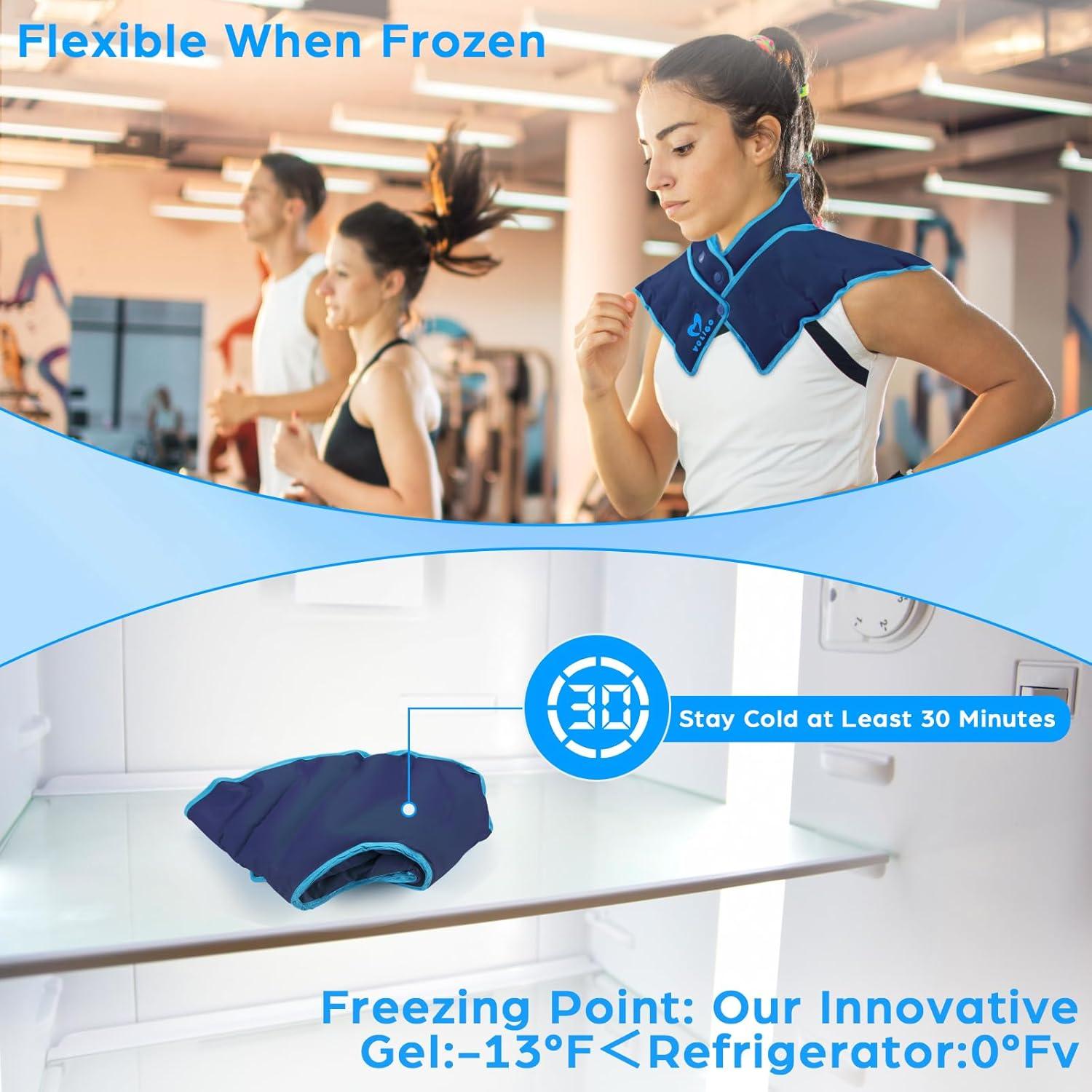 Funda Calentadora para Cuello y Hombros Voligo, Alivio Dolor