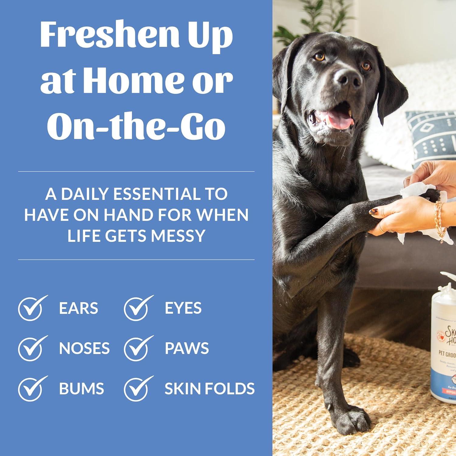 Toallitas de Cuidado para Mascotas Skout's Honor - 80 Unidades