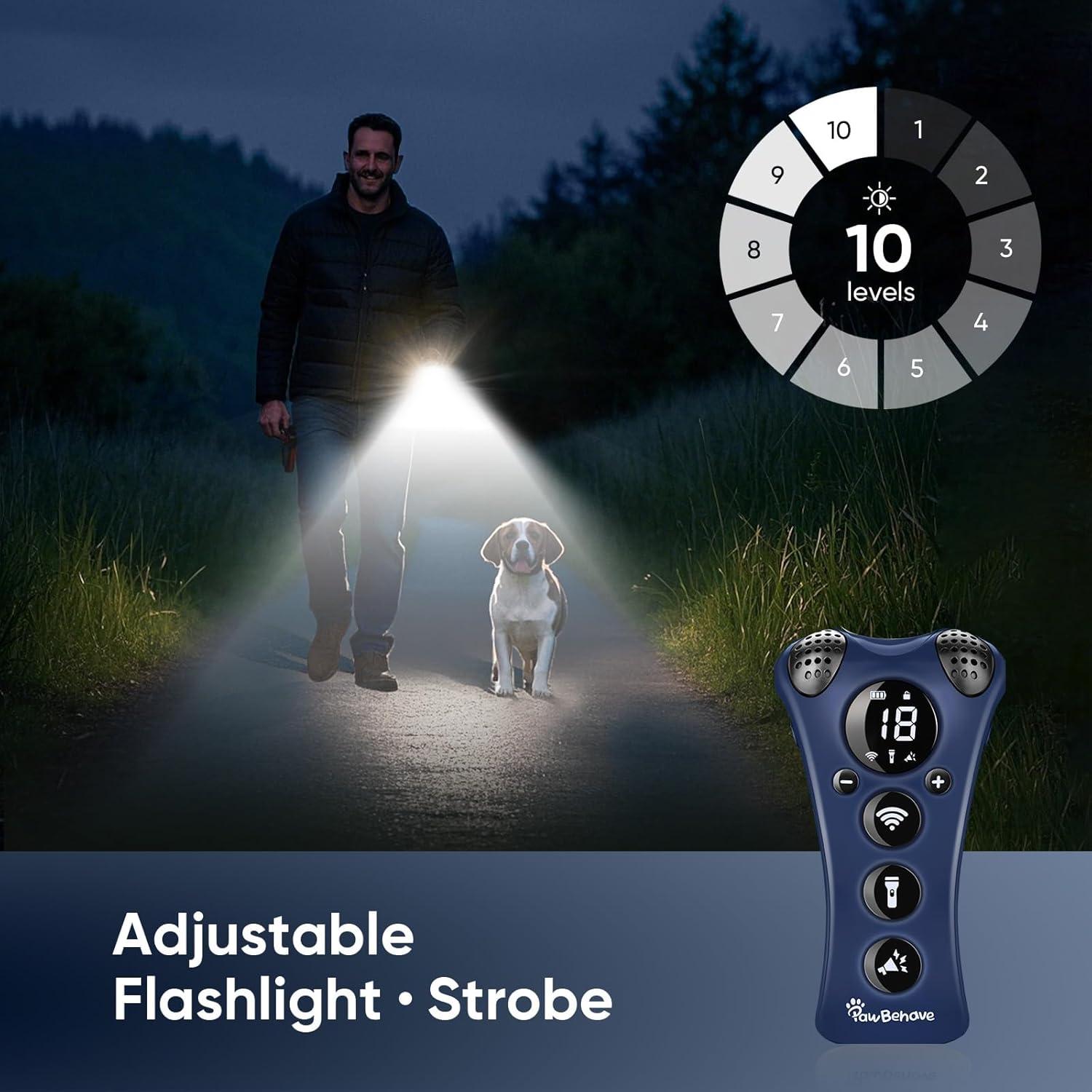 Entrenador Ultrasonido Ajustable PawBehave PB-CO8005 Azul